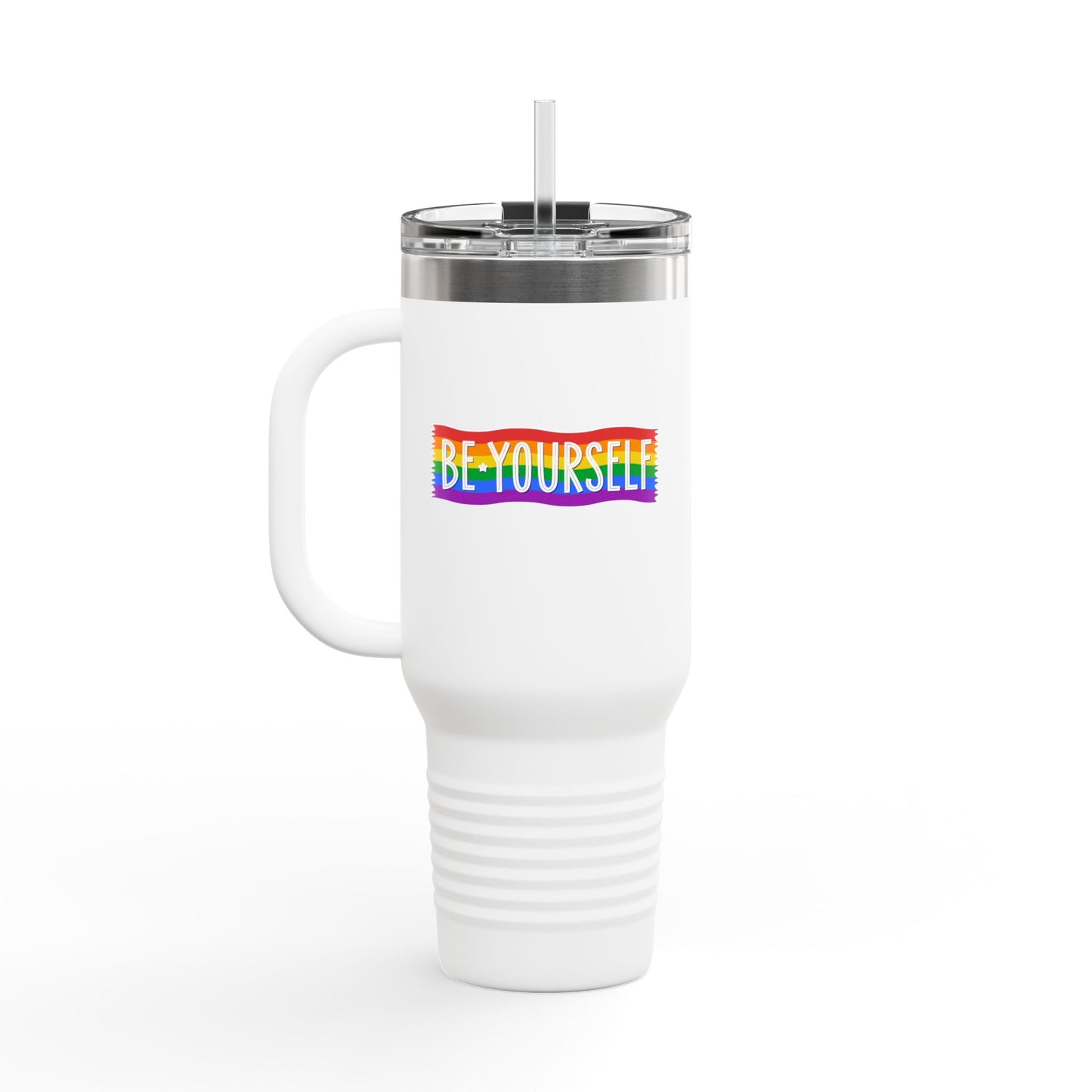 Be Yourself Insulated Travel Mug, 40oz
