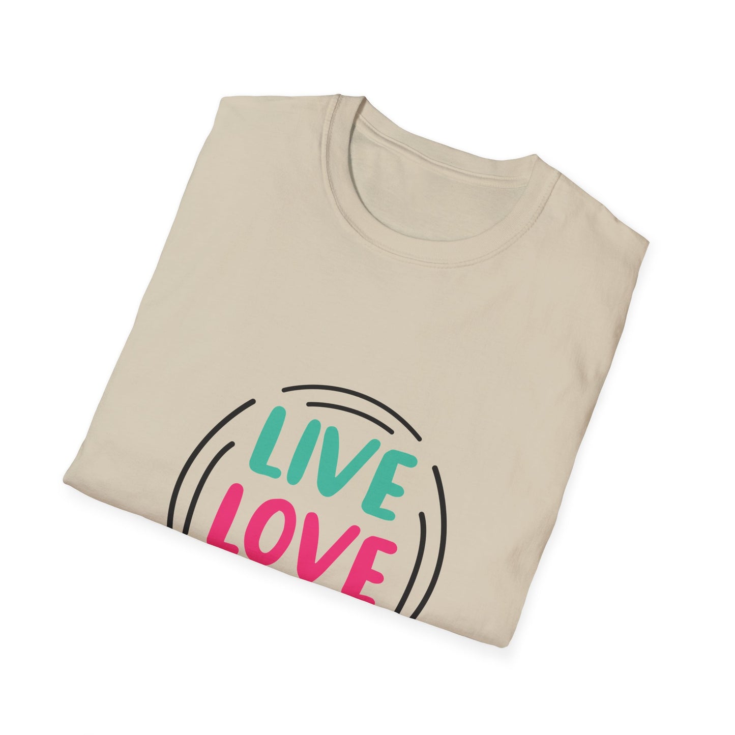 Live Love Laugh Unisex Softstyle T-Shirt