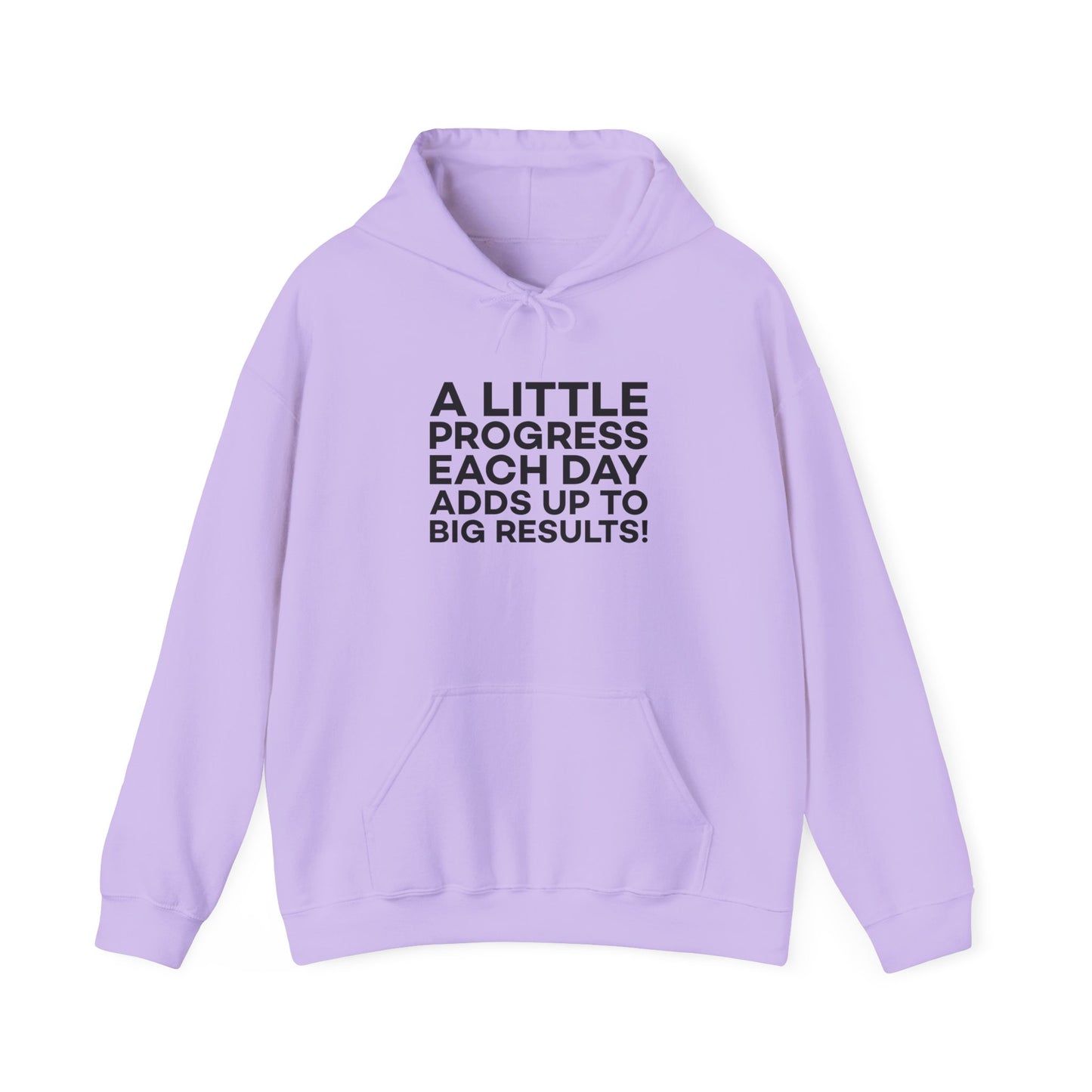 A Little Progress Each Day Adds Up To Big Results! Unisex Heavy Blend™ Hooded Sweatshirt