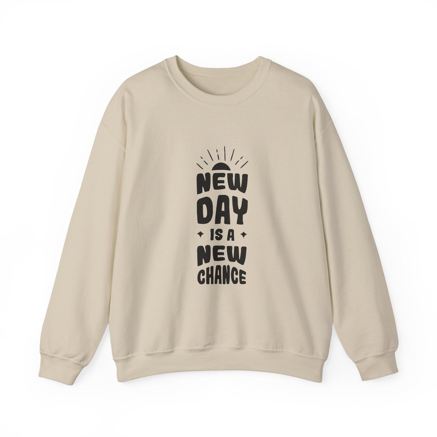 New Day Is A New Change Unisex Heavy Blend™ Crewneck Sweatshirt