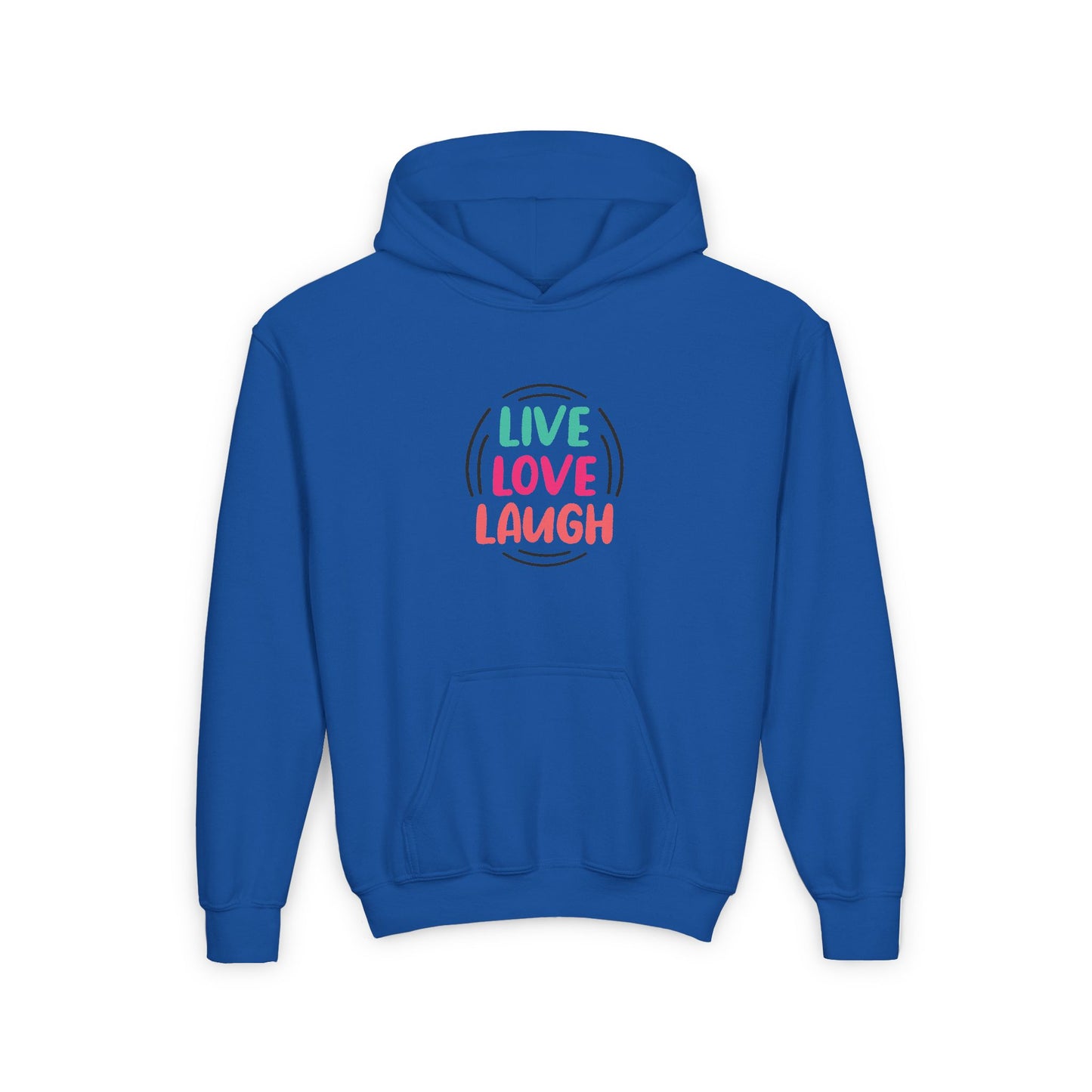 Live Love Laugh Youth Heavy Blend Hooded Sweatshirt