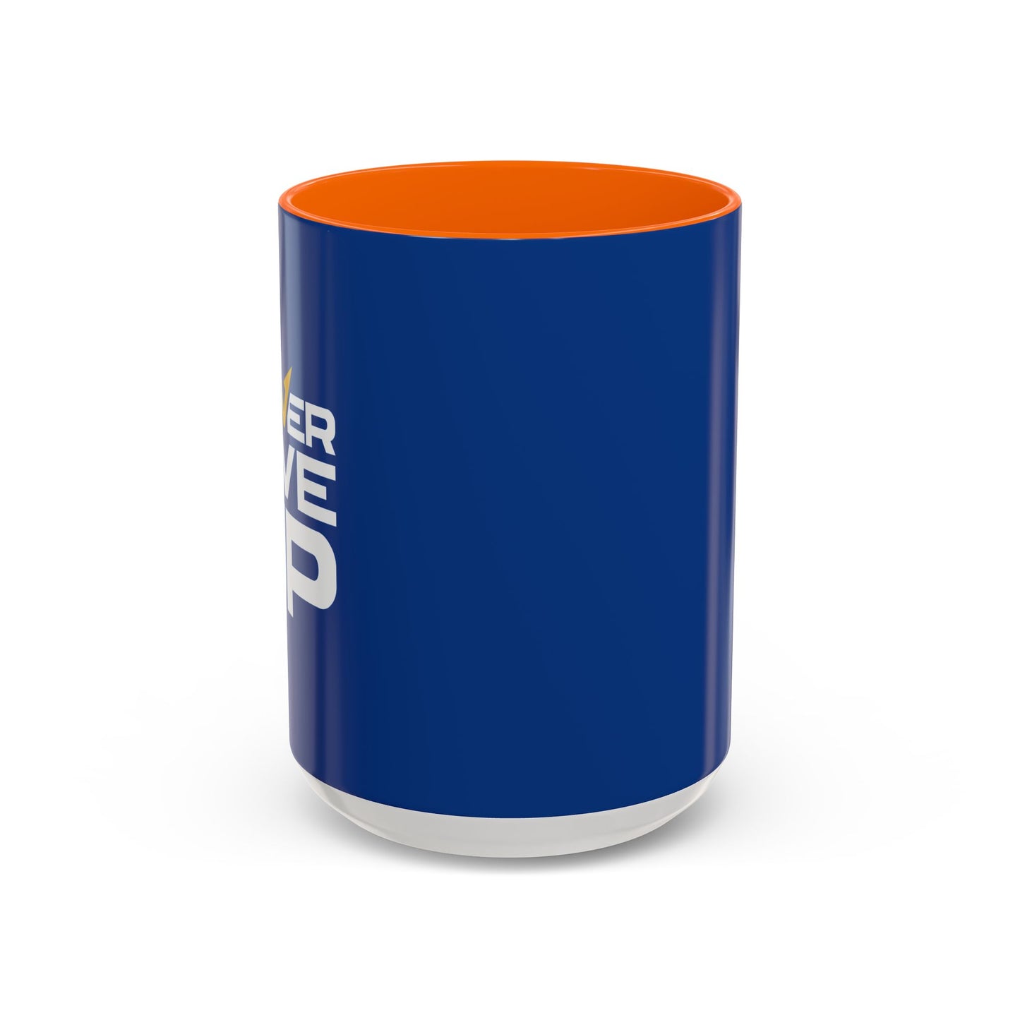 Never Give Up Accent Coffee Mug (11, 15oz)