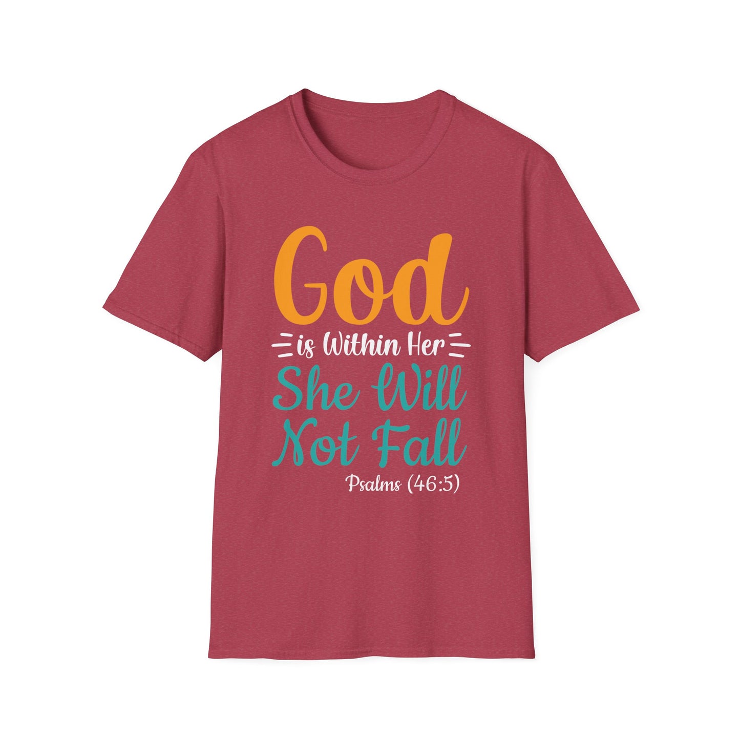 Good Is Within Her She Will Not Fall  Unisex Softstyle T-Shirt