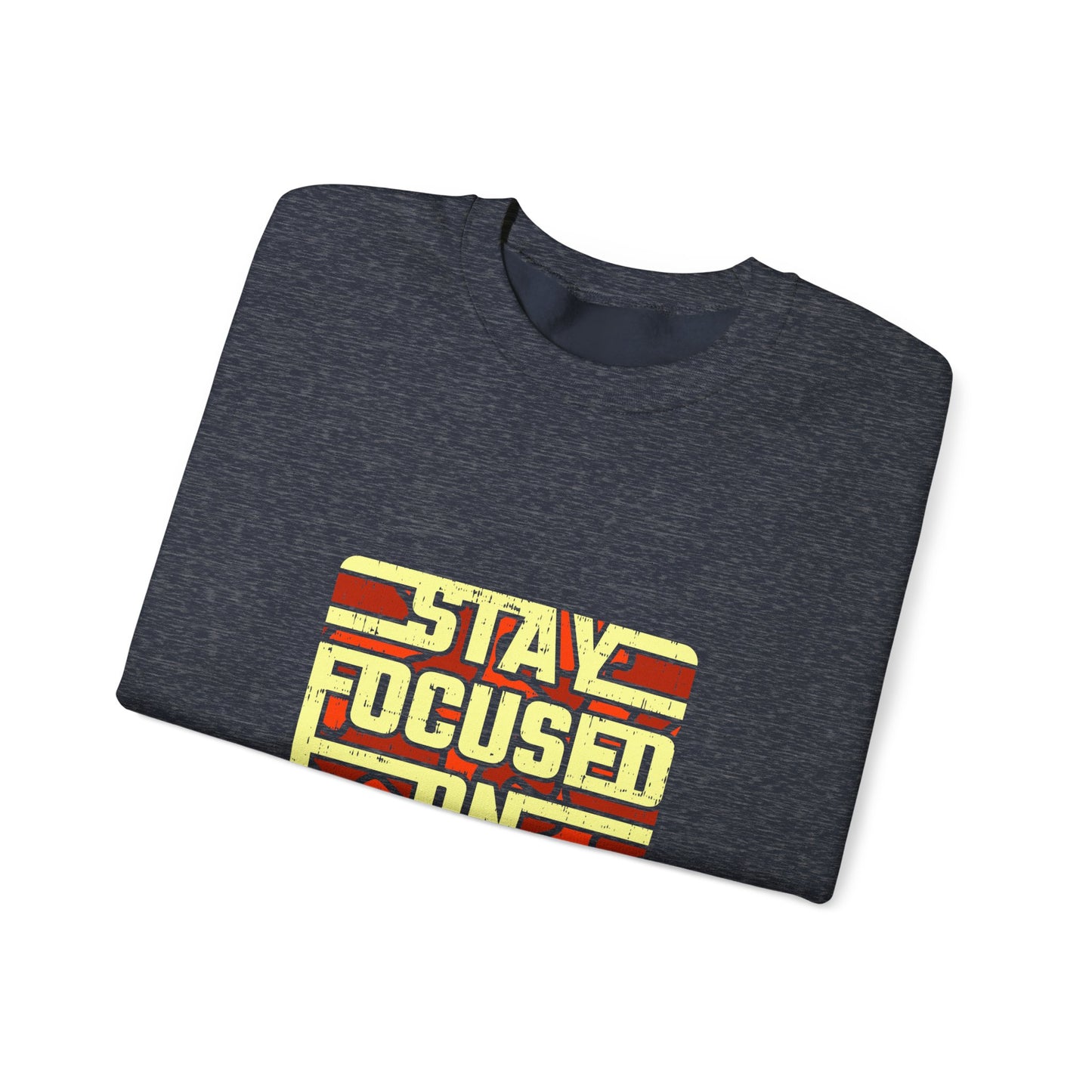 Stay Focused On Growth Unisex Heavy Blend™ Crewneck Sweatshirt