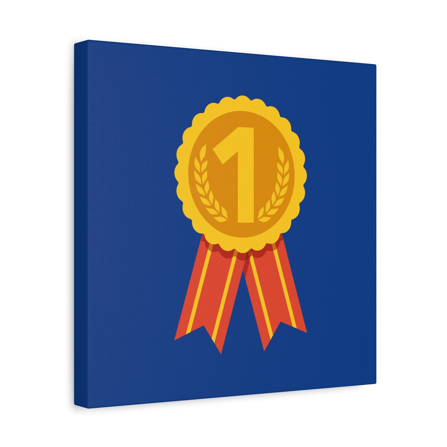 Gold Medal Symbol Matte Canvas, Stretched, 1.25"