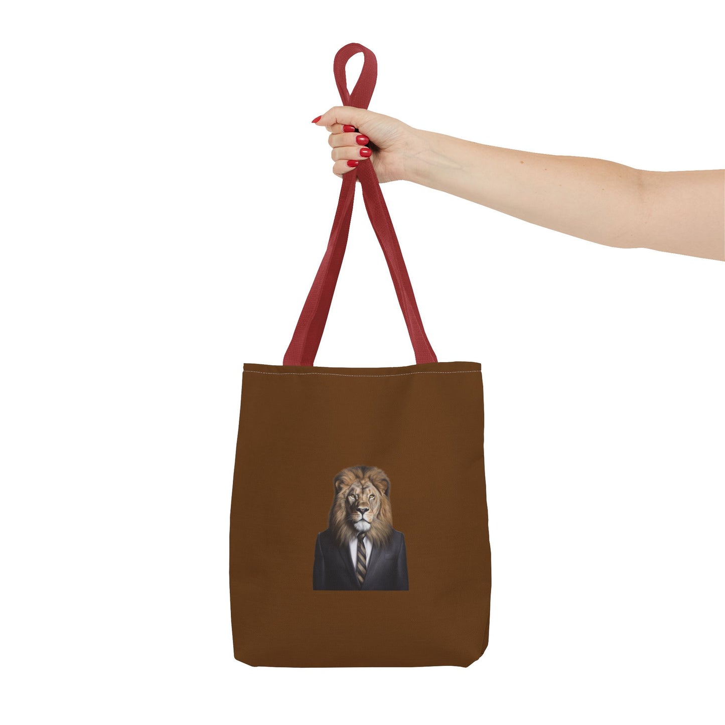 Lion Business Person Tote Bag (AOP)