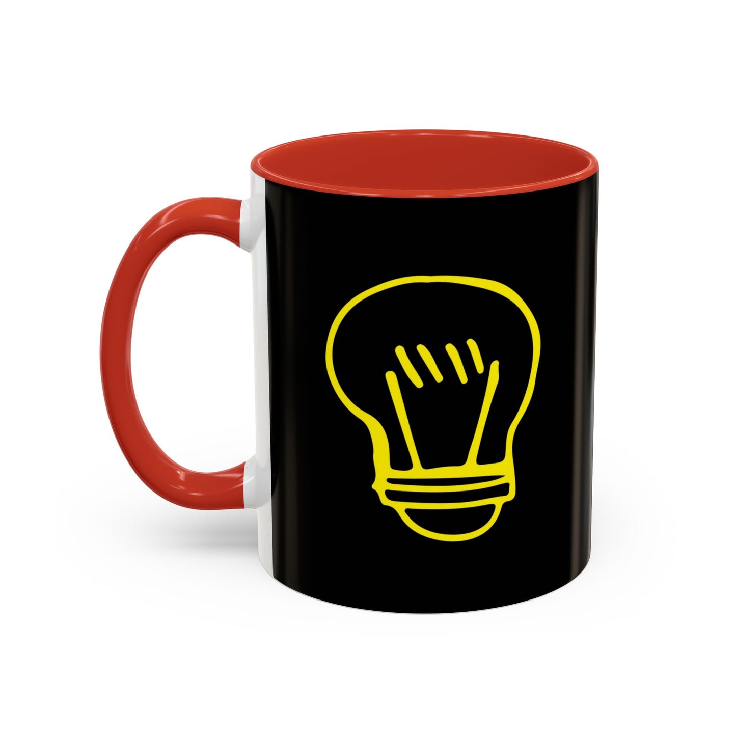 Drawing Light Bulb Accent Coffee Mug (11, 15oz)