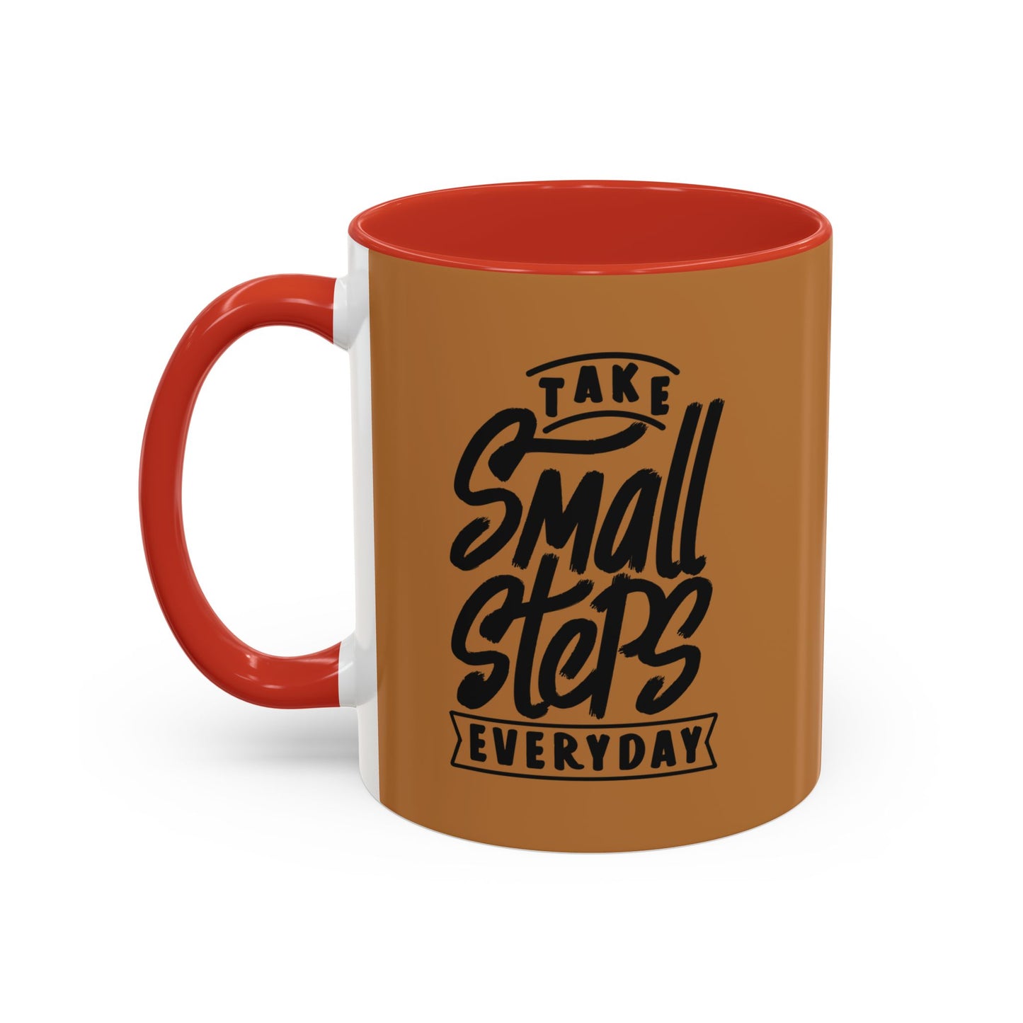 Take Small Steps Everyday Accent Coffee Mug (11, 15oz)