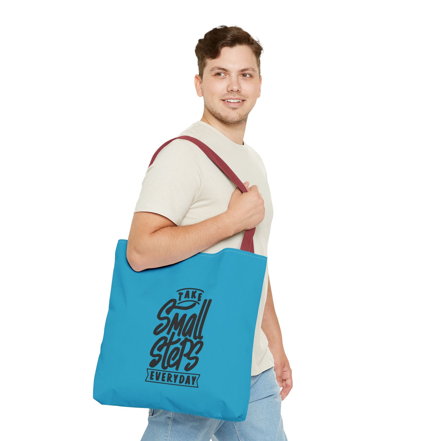 Take Small Steps Everyday Tote Bag (AOP)
