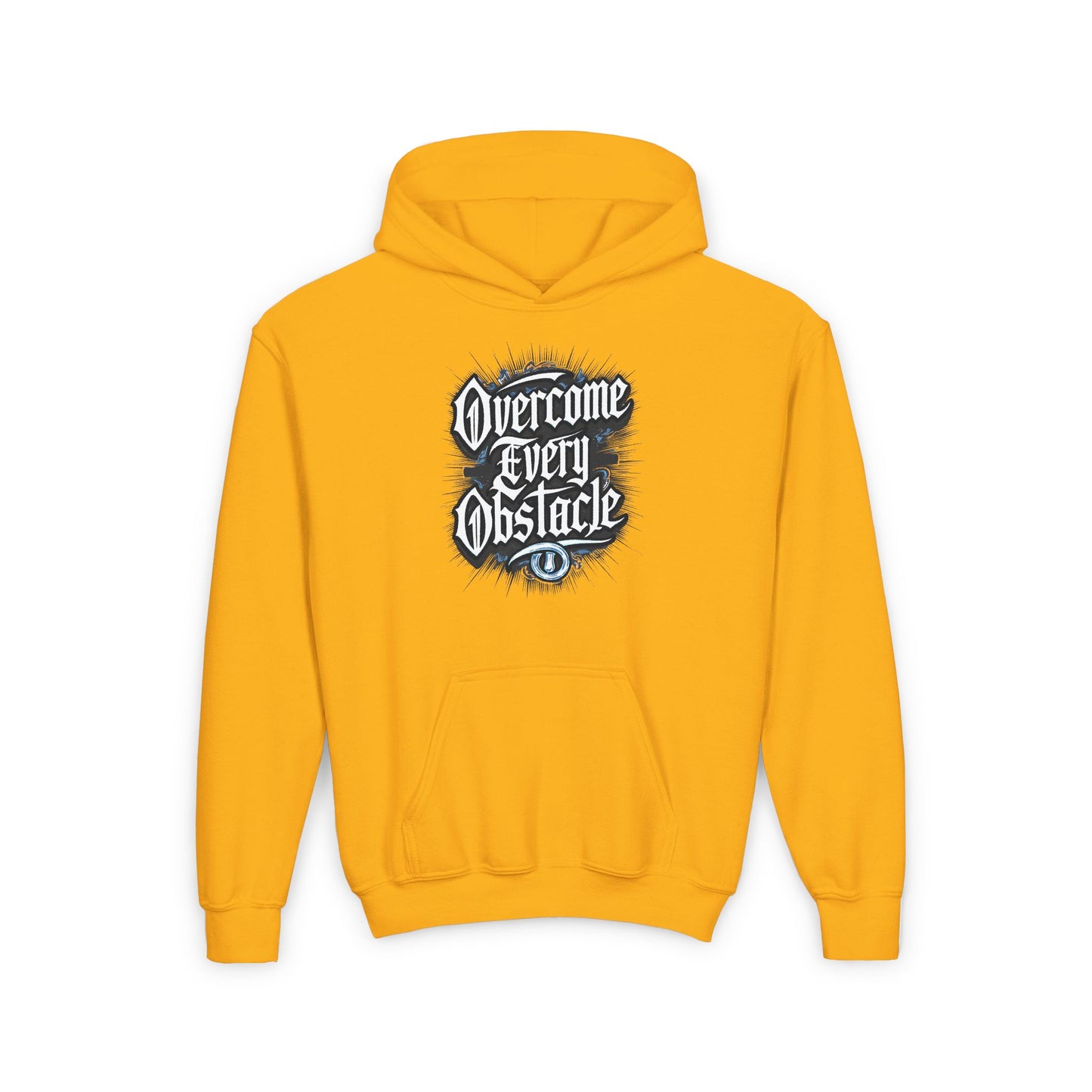 Overcome Every Obstacle Youth Heavy Blend Hooded Sweatshirt