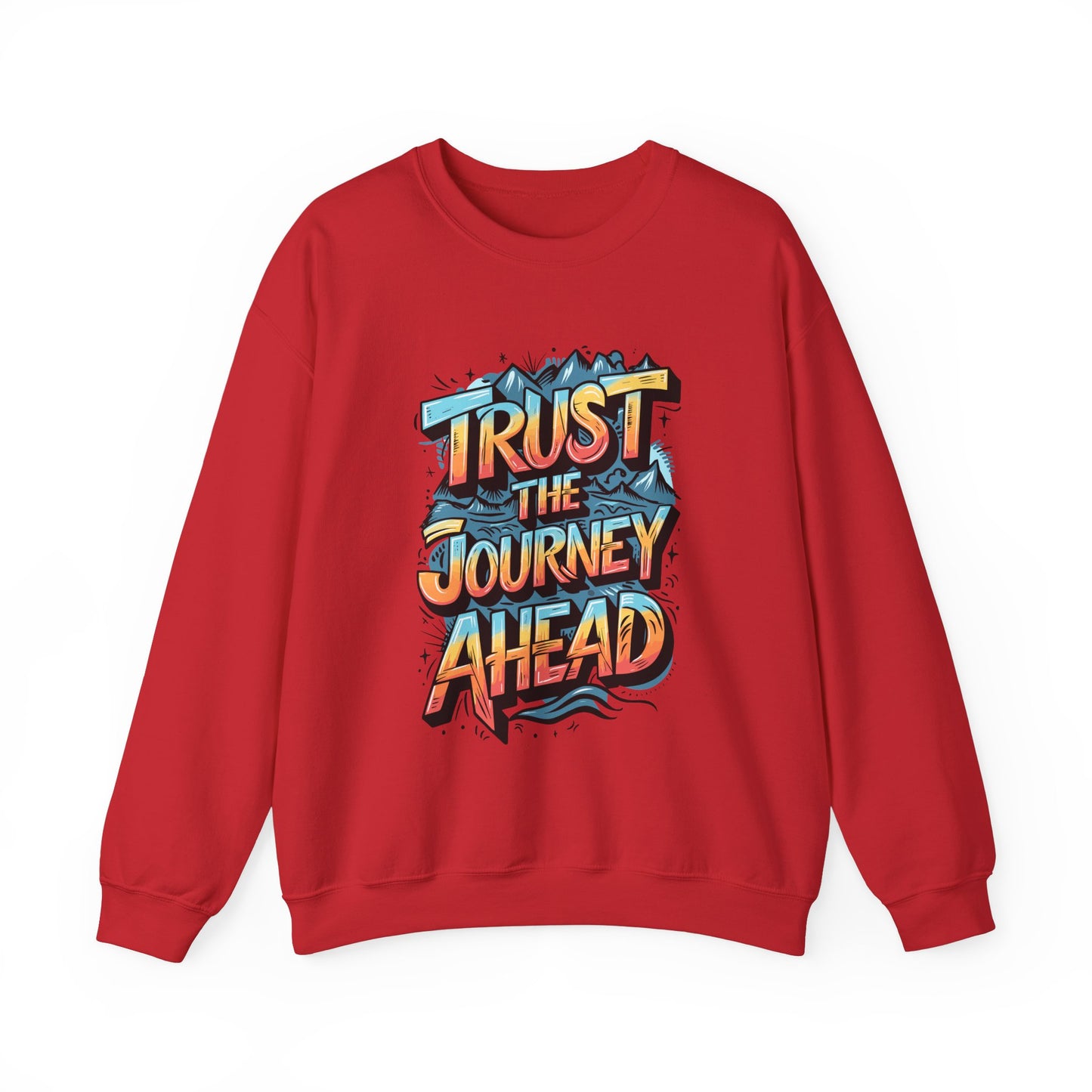 Trust The Journey Ahead Unisex Heavy Blend™ Crewneck Sweatshirt