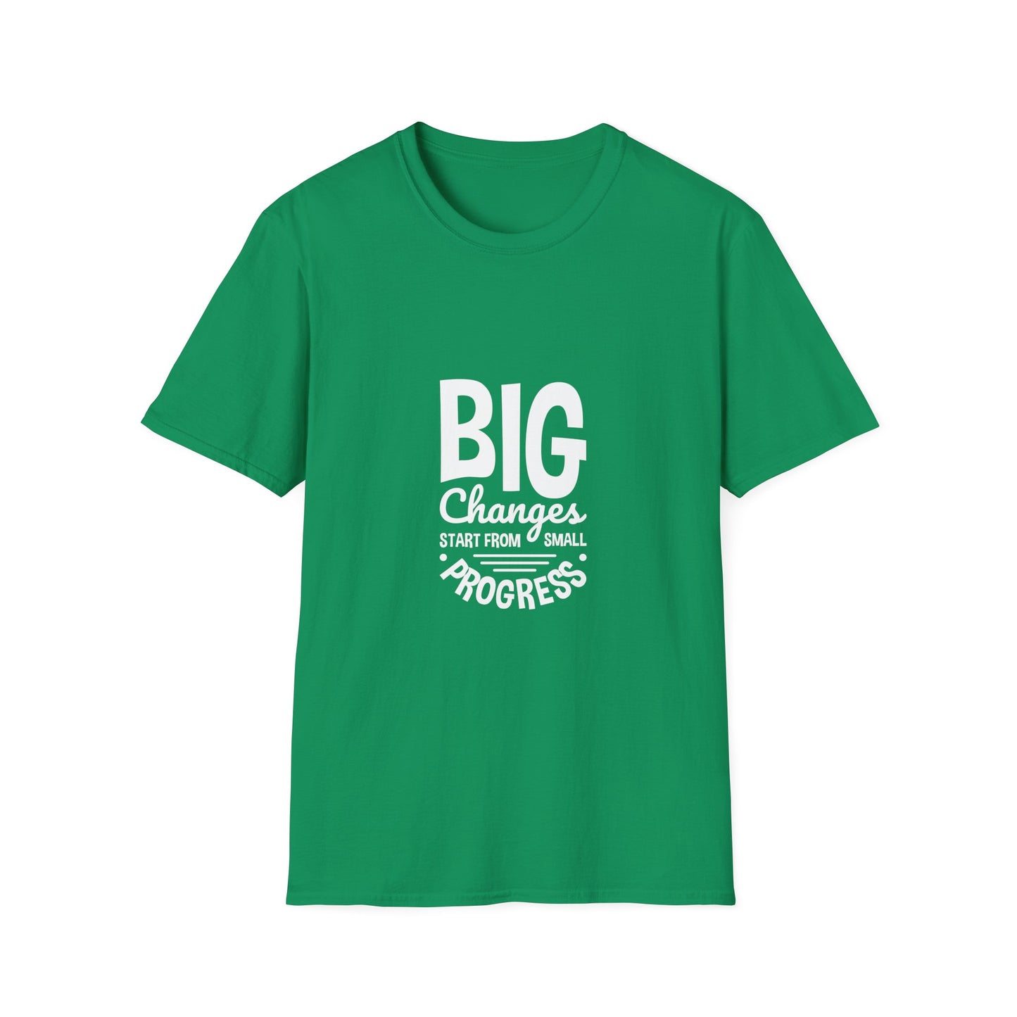 Big Changes Start From Small Progress Unisex Softstyle T-Shirt
