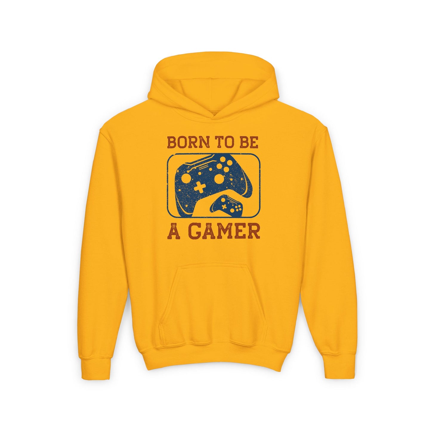 Born To Be A Gamer Youth Heavy Blend Hooded Sweatshirt