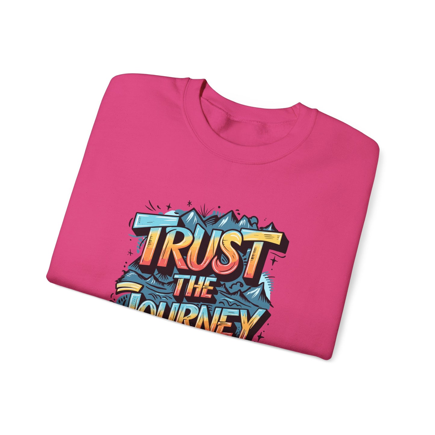 Trust The Journey Ahead Unisex Heavy Blend™ Crewneck Sweatshirt