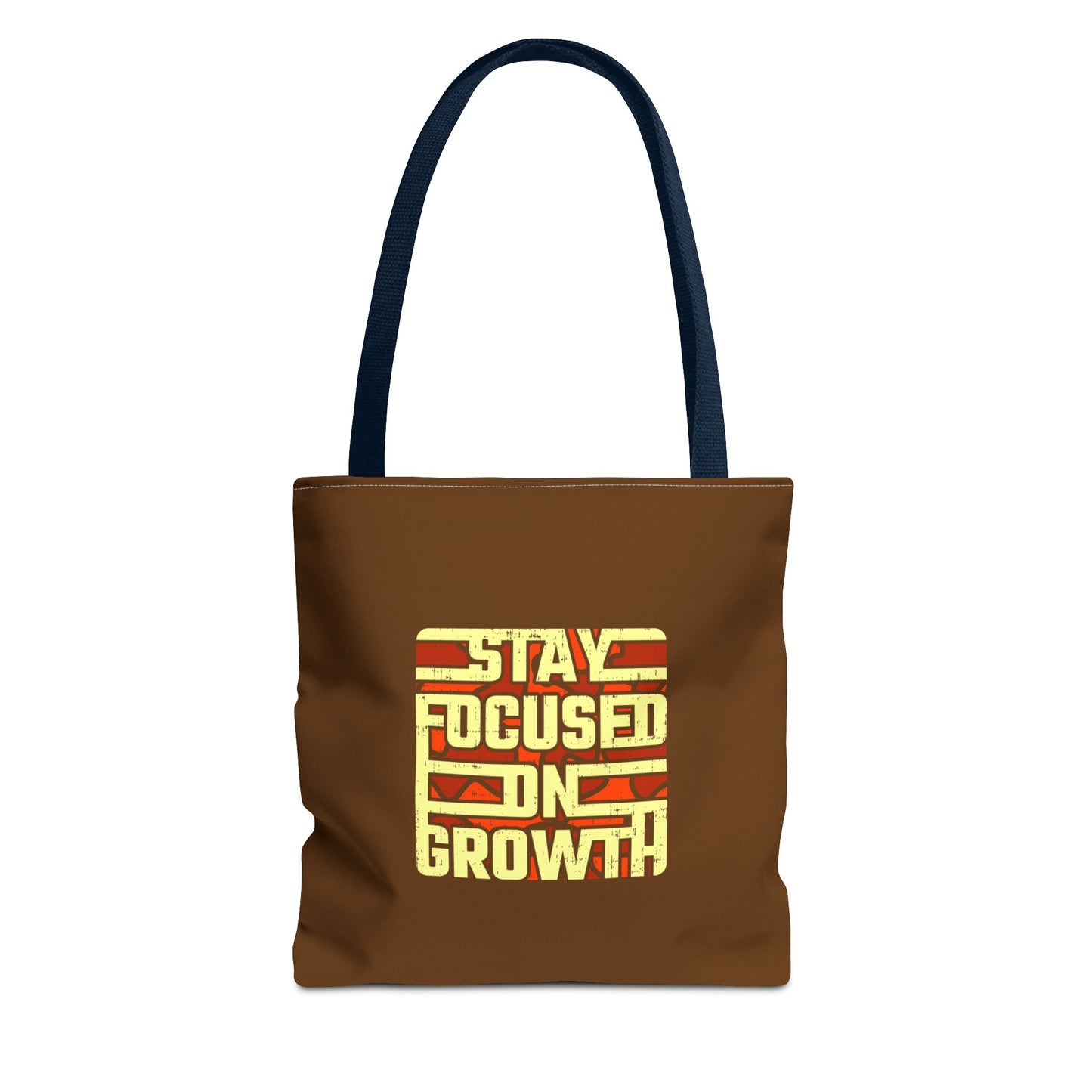 Stay Focused On Growth Tote Bag (AOP)