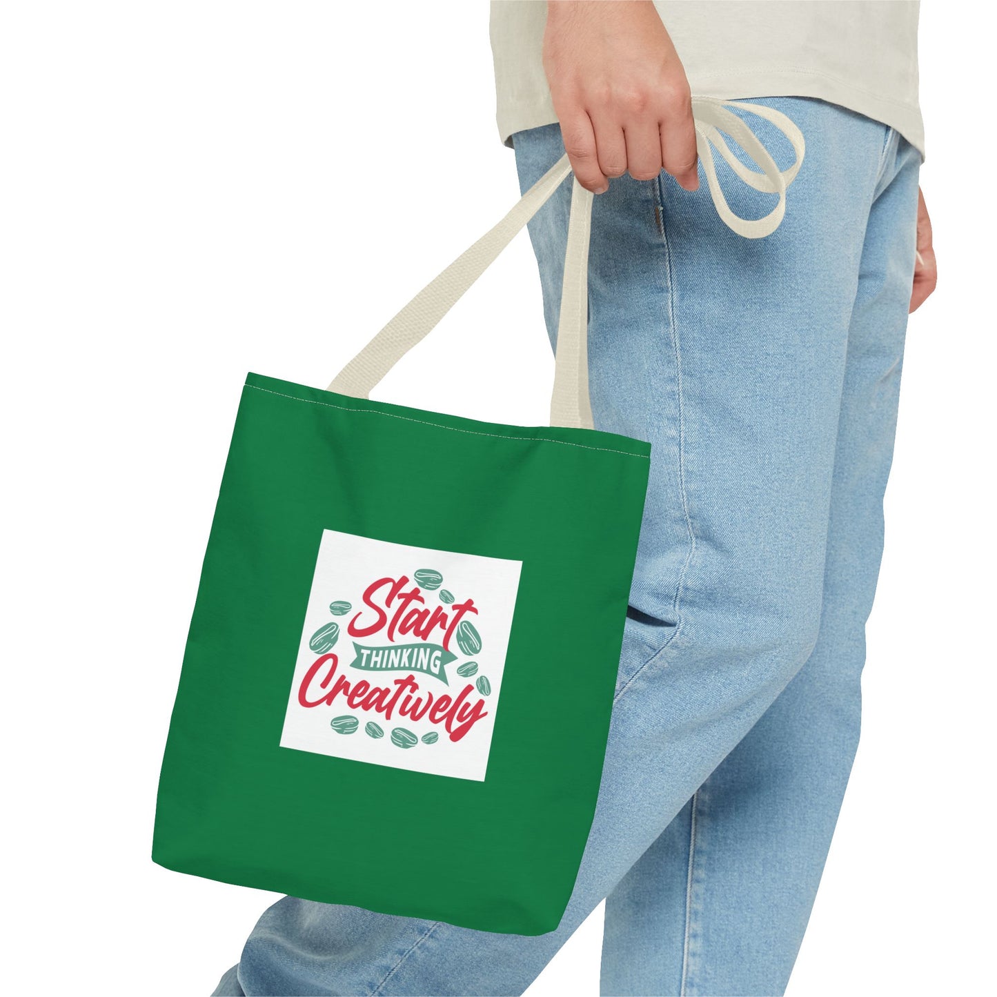 Start Thinking Creatively Tote Bag (AOP)