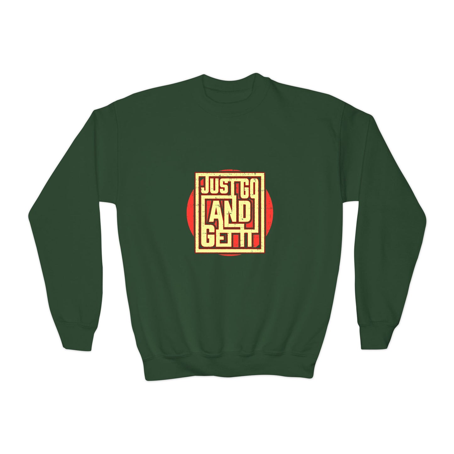 Just Go And Get It Youth Crewneck Sweatshirt