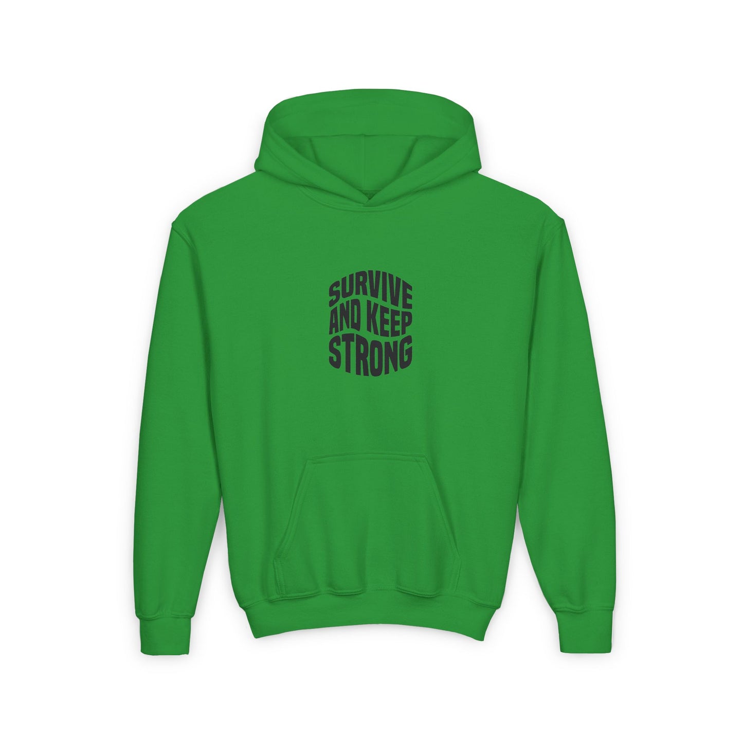 Survive And Keep Strong Youth Heavy Blend Hooded Sweatshirt