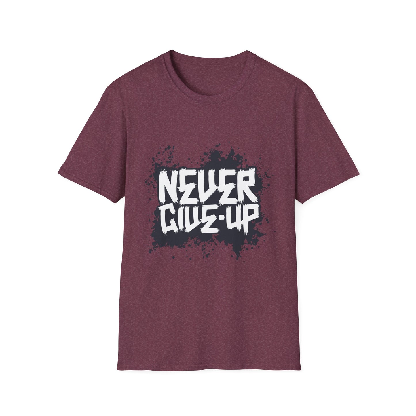 Never Give Up Unisex Softstyle T-Shirt