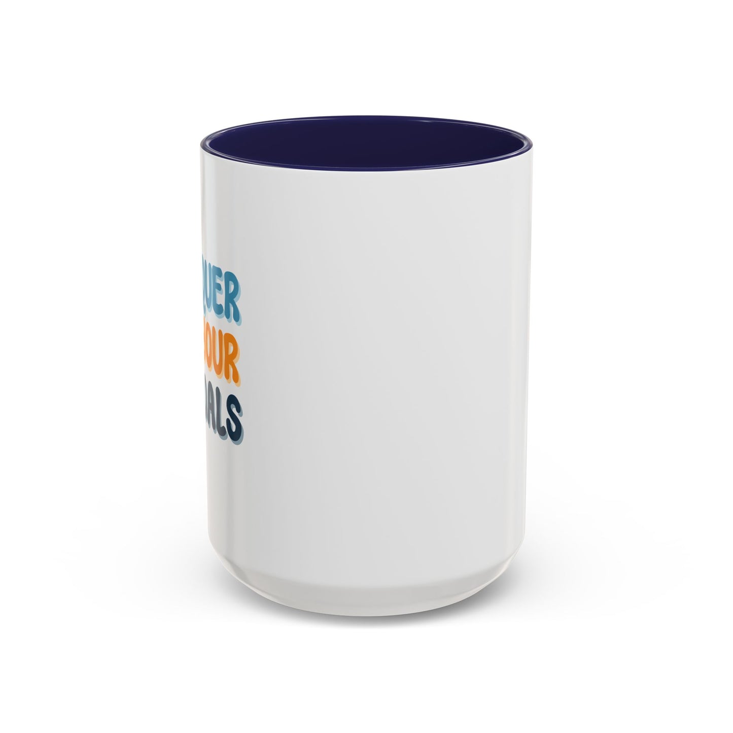 Conquer Your Goals Accent Coffee Mug (11, 15oz)