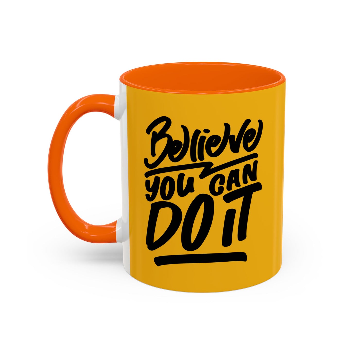 Believe You Can Do It Accent Coffee Mug (11, 15oz)