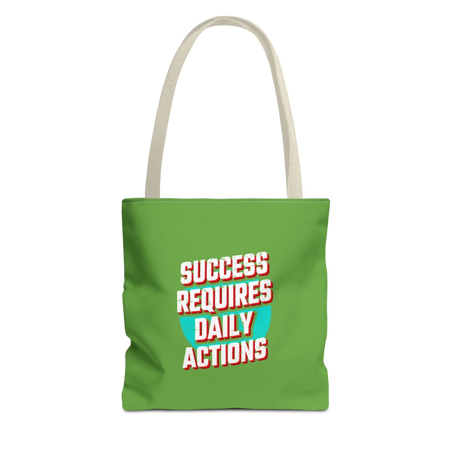 Success Requires Daily Actions Tote Bag (AOP)