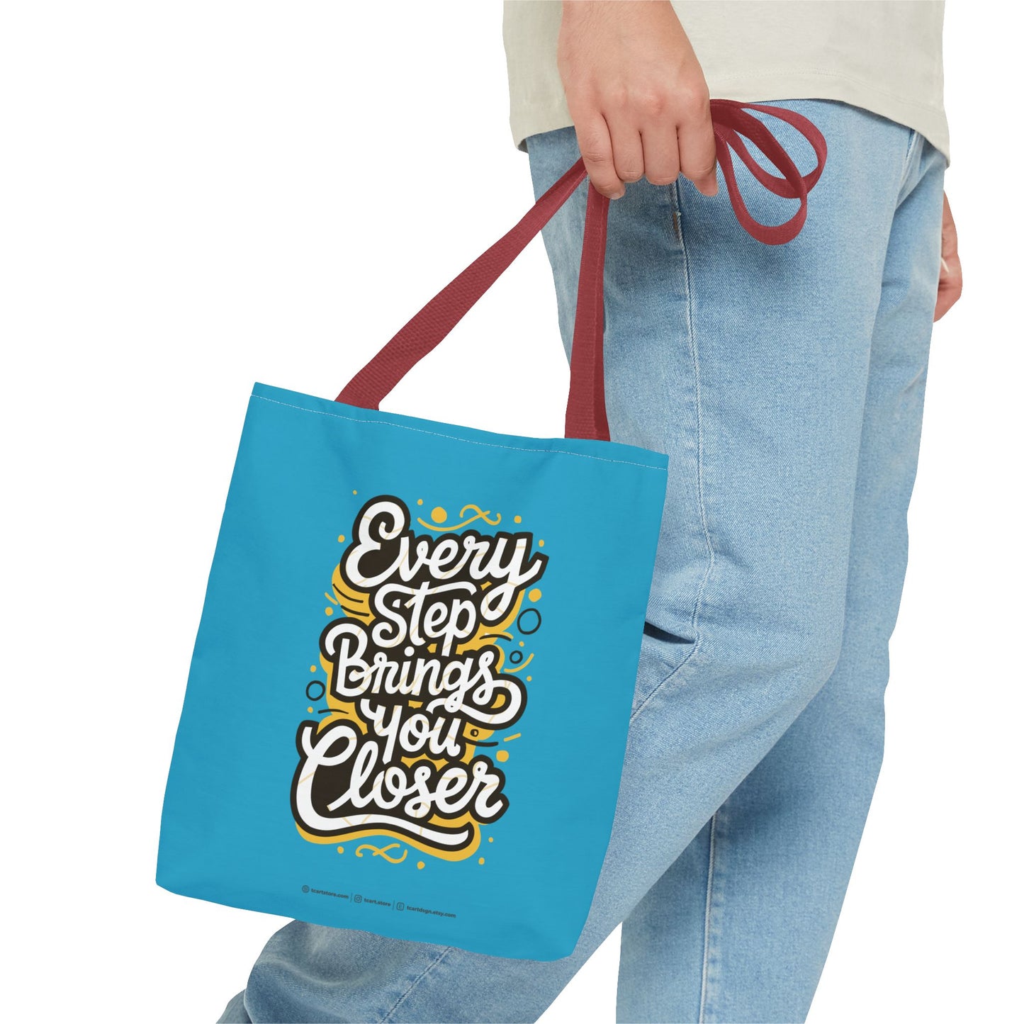 Every Step Brings You Closer Tote Bag (AOP)