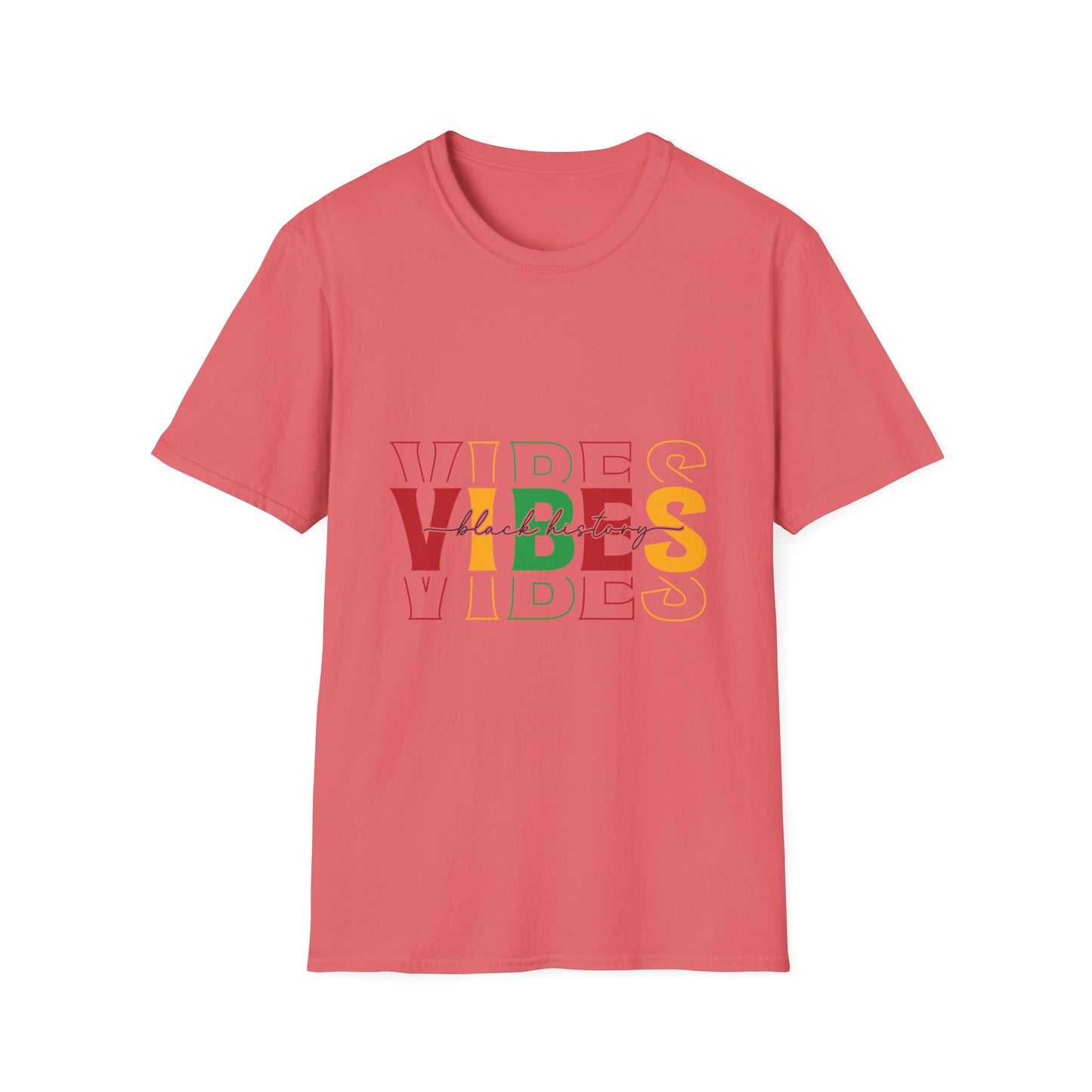 Vibes Black History Unisex Softstyle T-Shirt