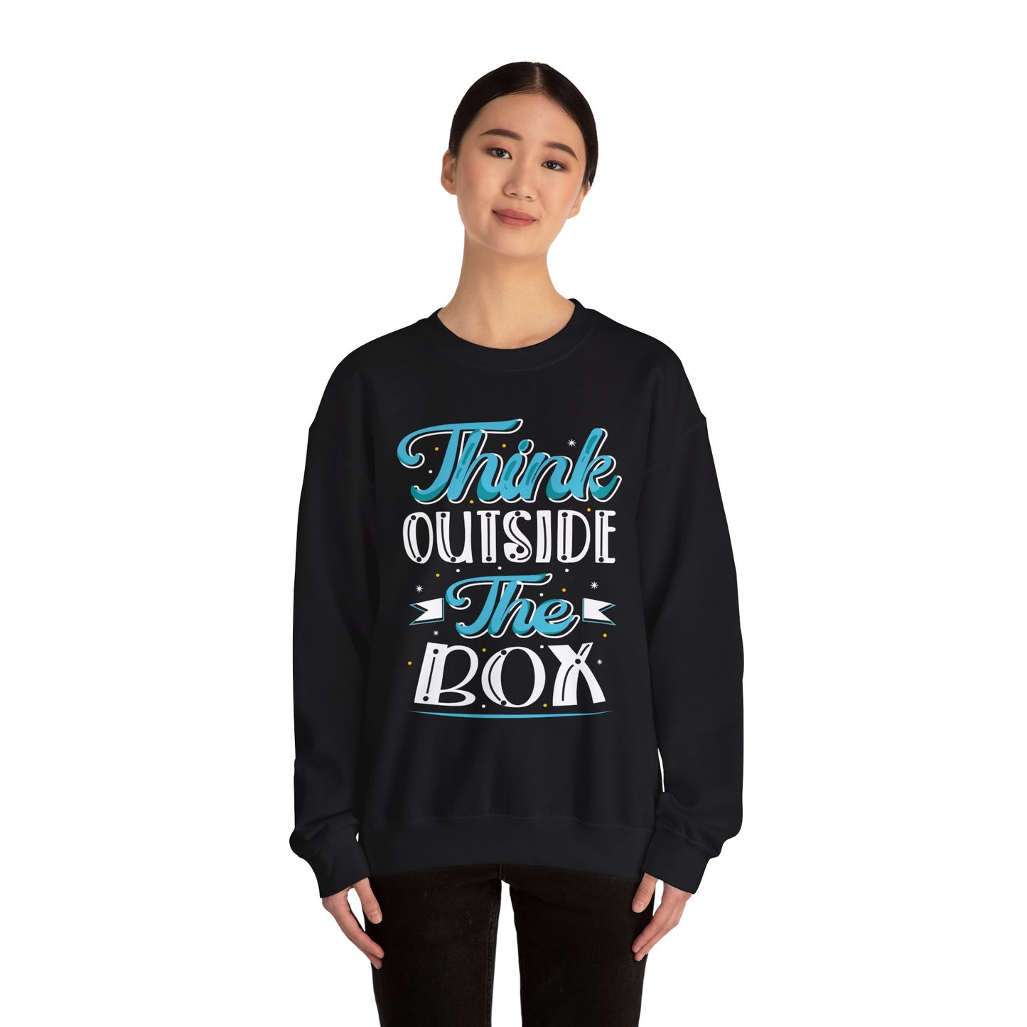 Think Outside The Box Unisex Heavy Blend™ Crewneck Sweatshirt