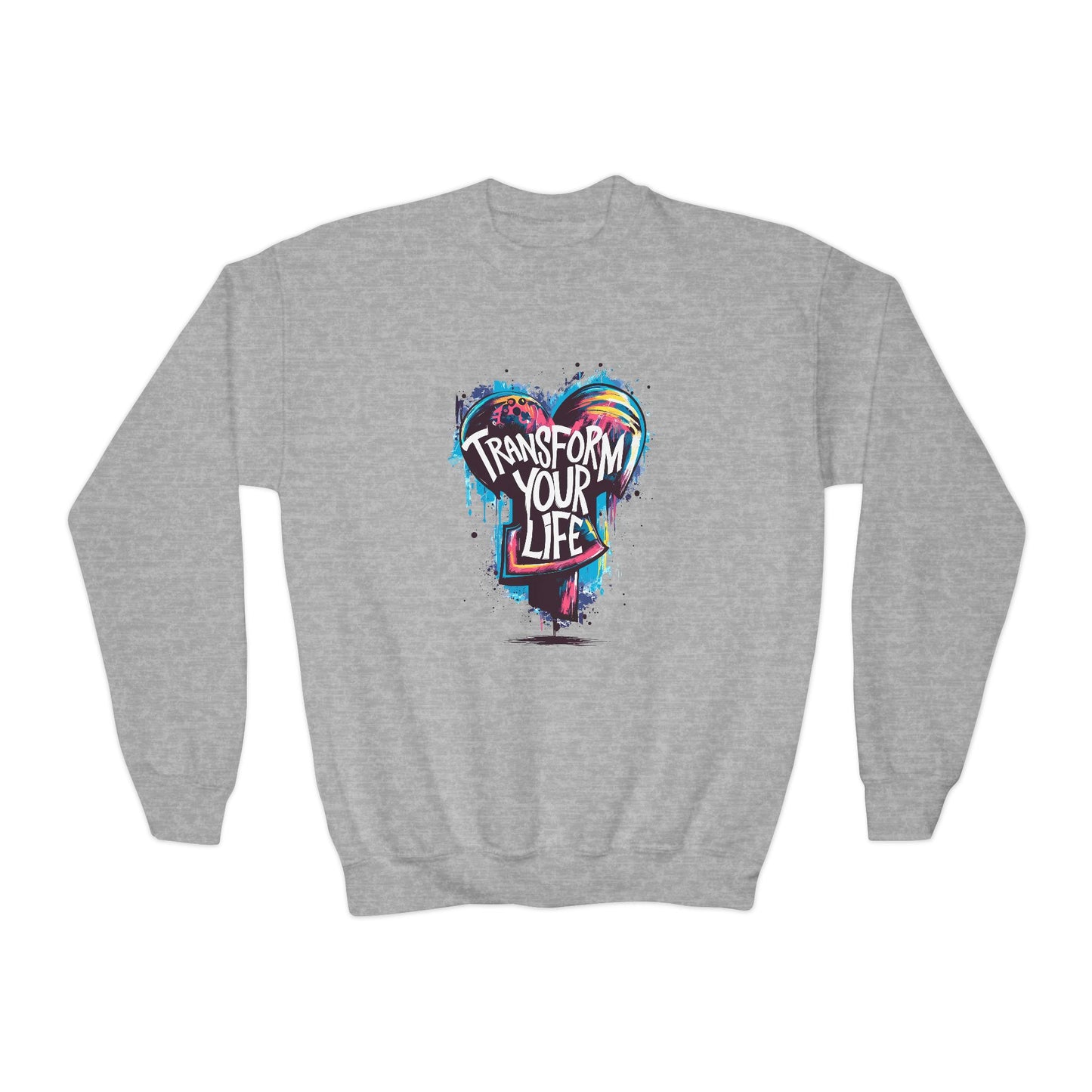 Transform Your Life Youth Crewneck Sweatshirt