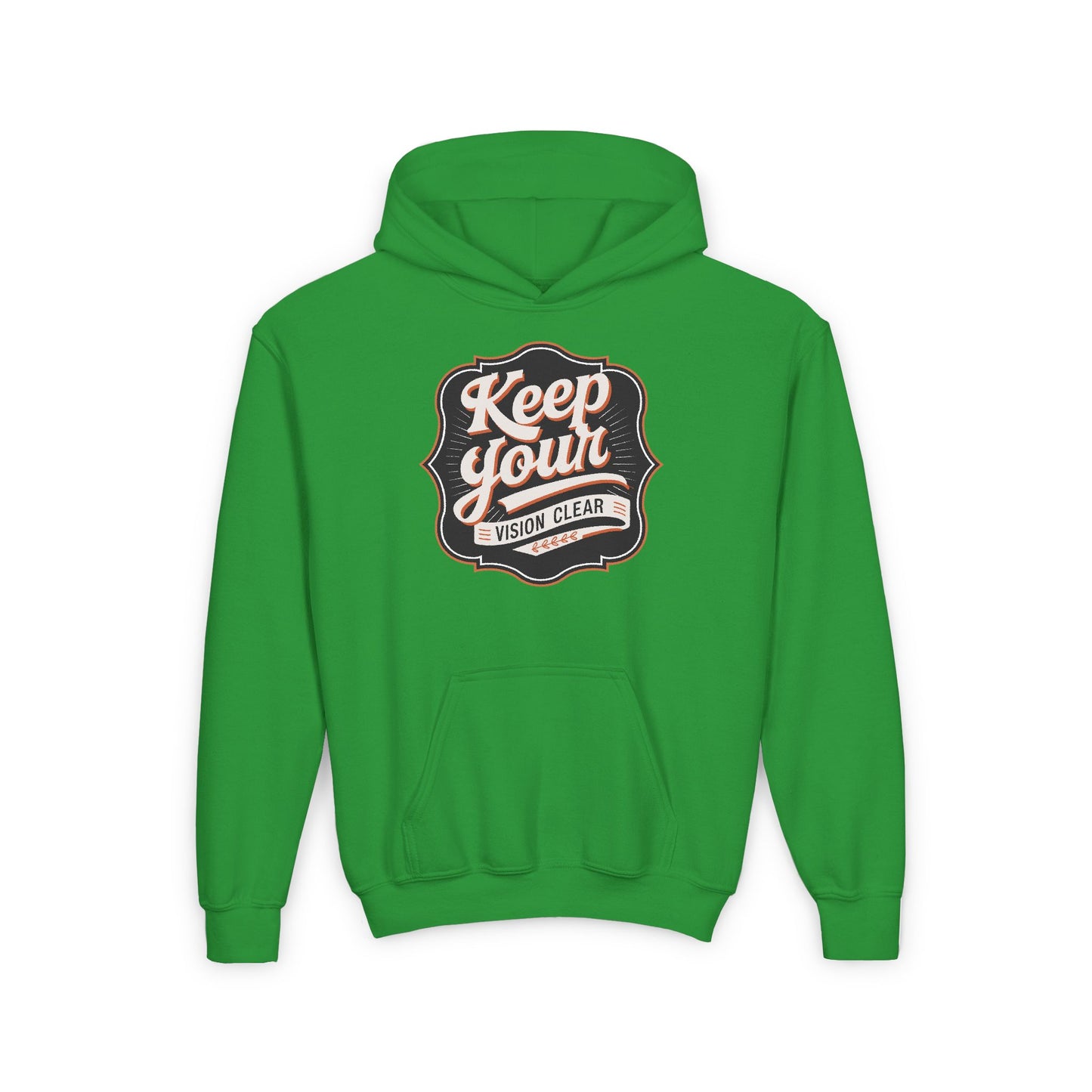 Keep Your Vision Clear Youth Heavy Blend Hooded Sweatshirt