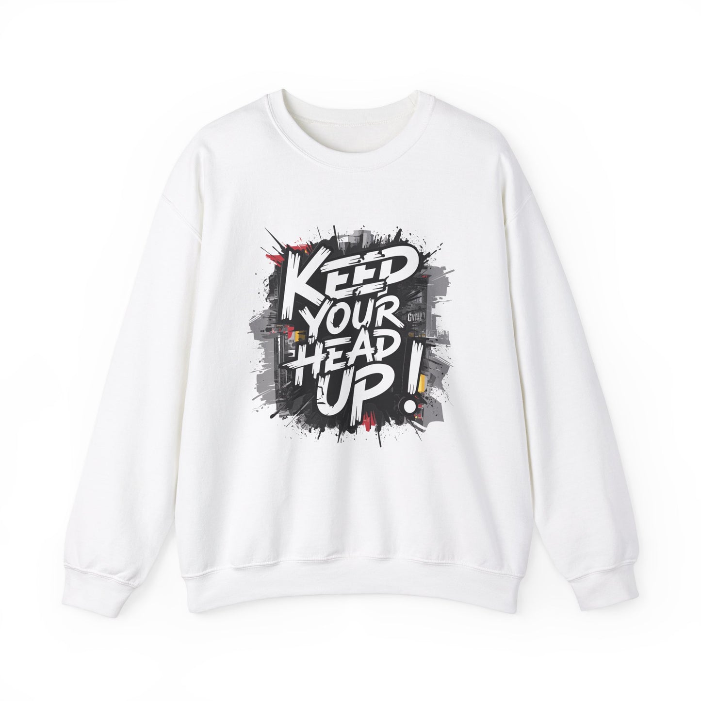 Keep Your Head Up ! Unisex Heavy Blend™ Crewneck Sweatshirt