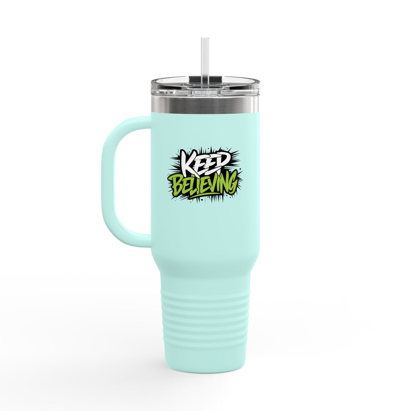 Keep Believing Insulated Travel Mug, 40oz