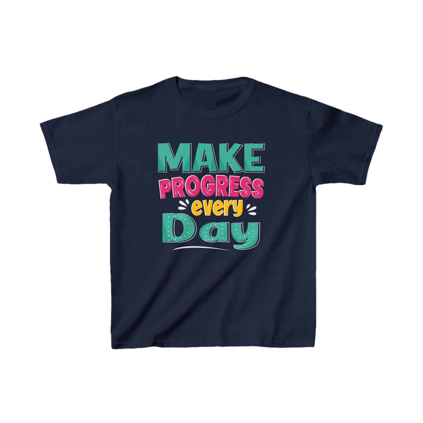 Make Progress Every Day Kids Heavy Cotton™ Tee
