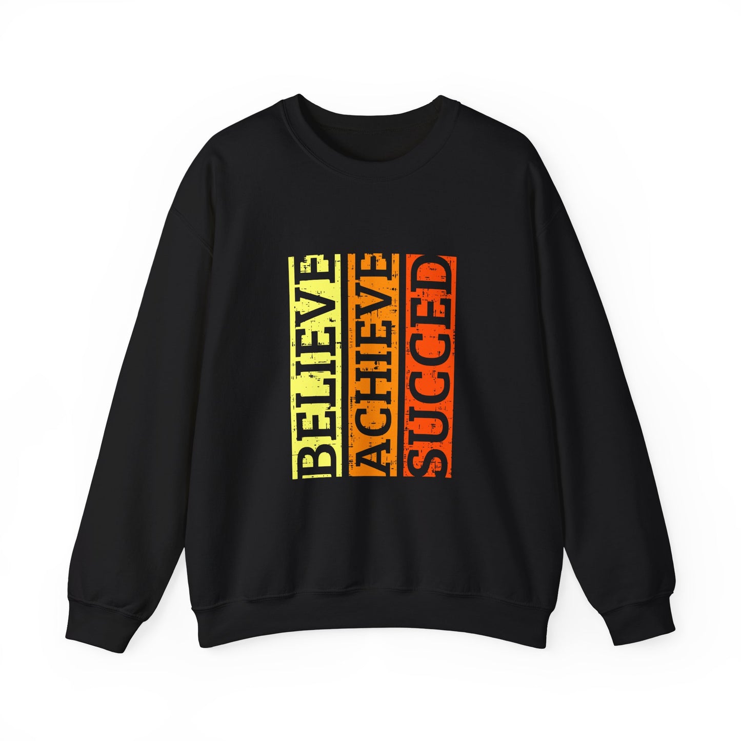 Belive Achieve Succed Unisex Heavy Blend™ Crewneck Sweatshirt