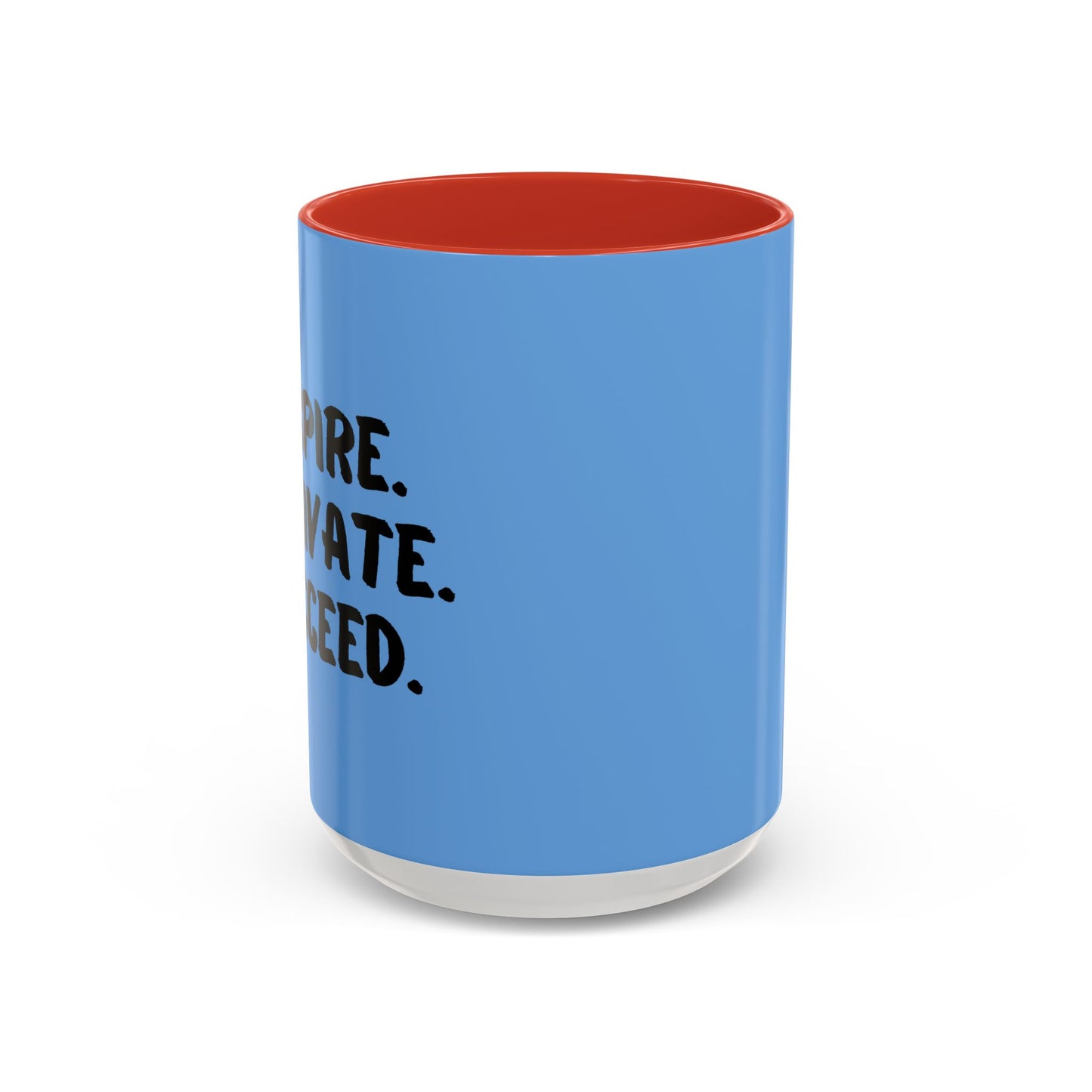 Inspire Motivate Succeed Accent Coffee Mug (11, 15oz)