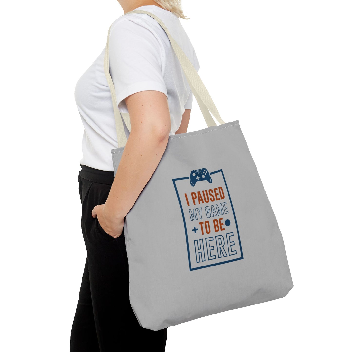 I Pushed My Game To Be Here Tote Bag (AOP)