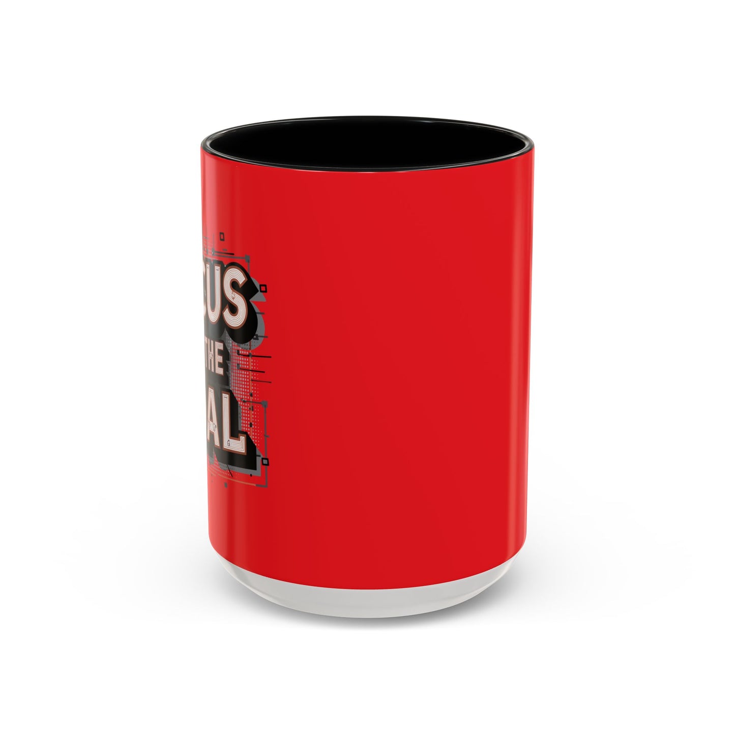 Focus On The Goal Accent Coffee Mug (11, 15oz)