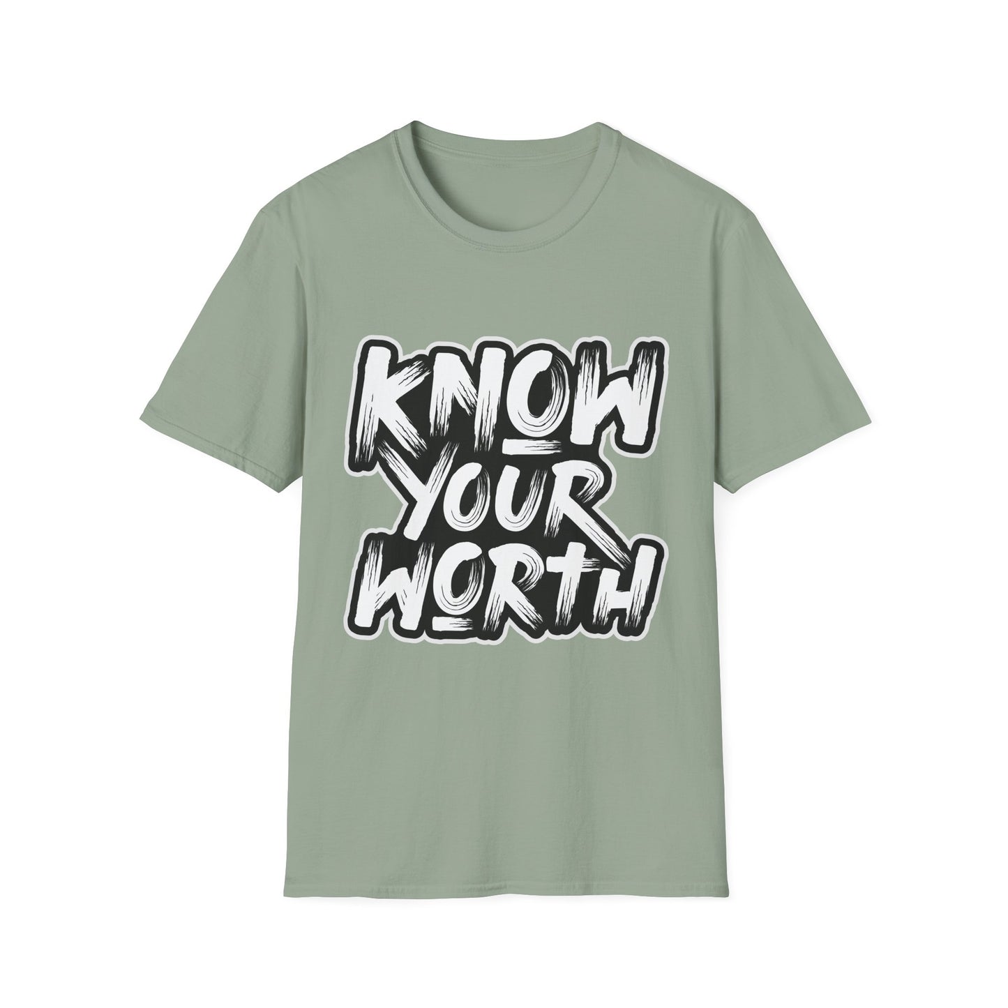 Know Your Worth Unisex Softstyle T-Shirt