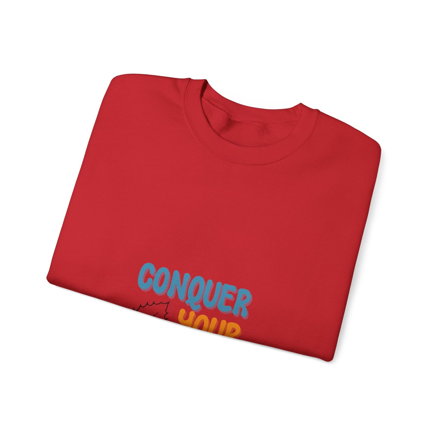 Conquer Your Goals Unisex Heavy Blend™ Crewneck Sweatshirt