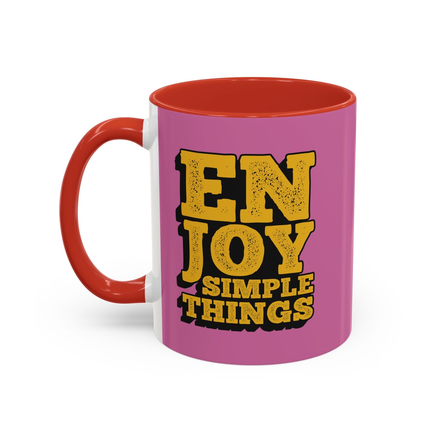 Enjoy Simple Things Accent Coffee Mug (11, 15oz)