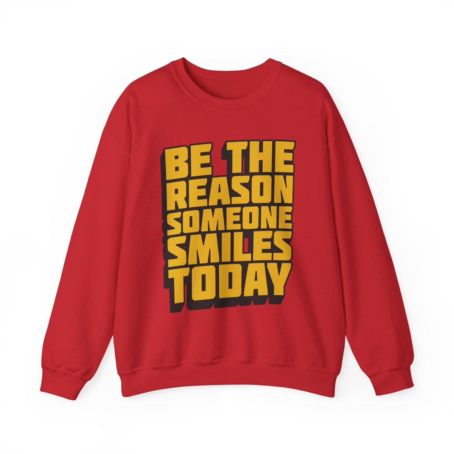 Be The Reason Someone Smiles Today Unisex Heavy Blend™ Crewneck Sweatshirt