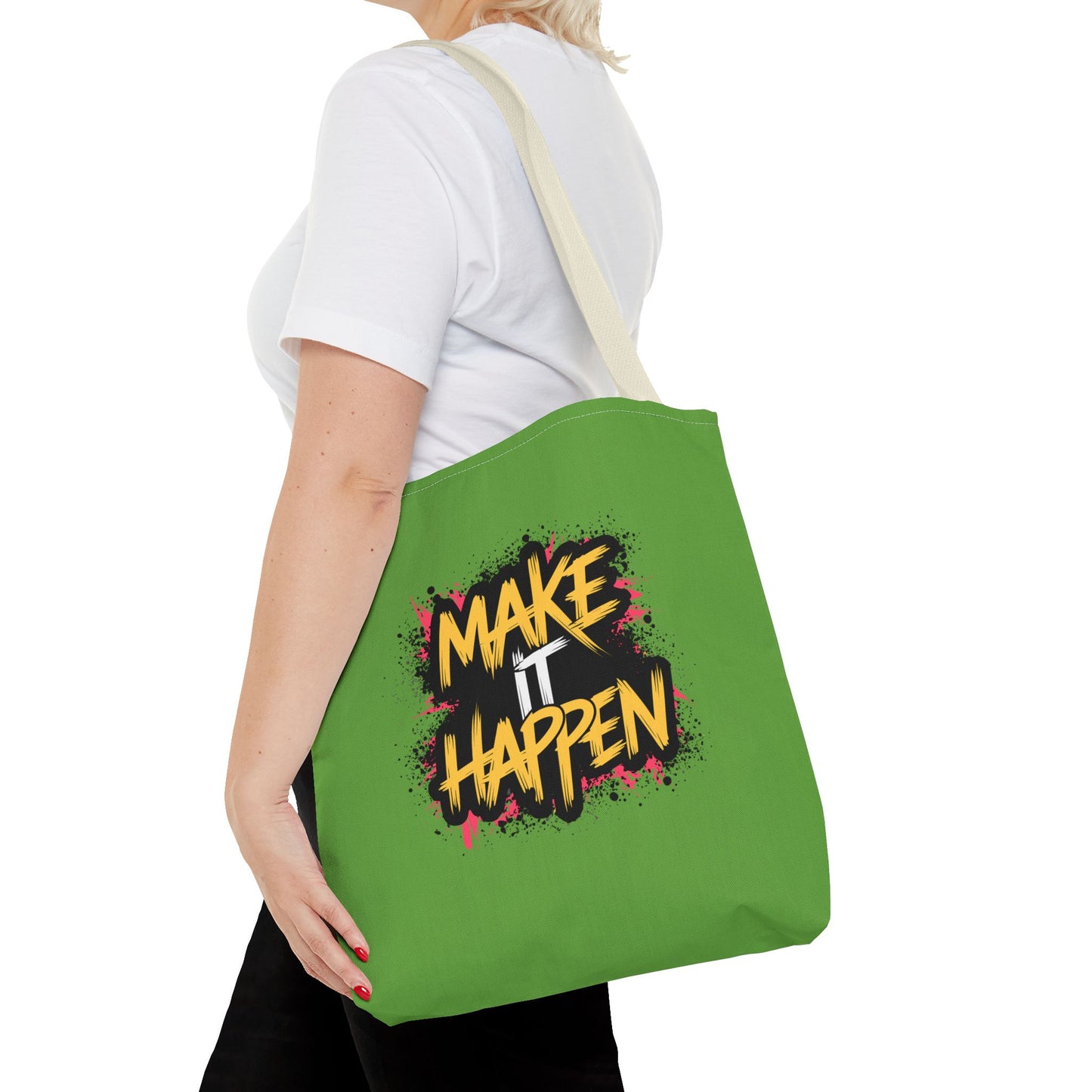 Make It Happen Tote Bag (AOP)