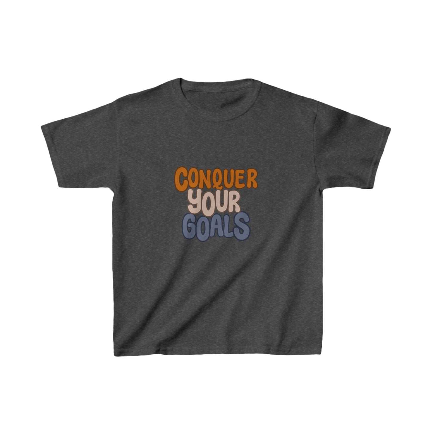 Conquer Your Goals Kids Heavy Cotton™ Tee