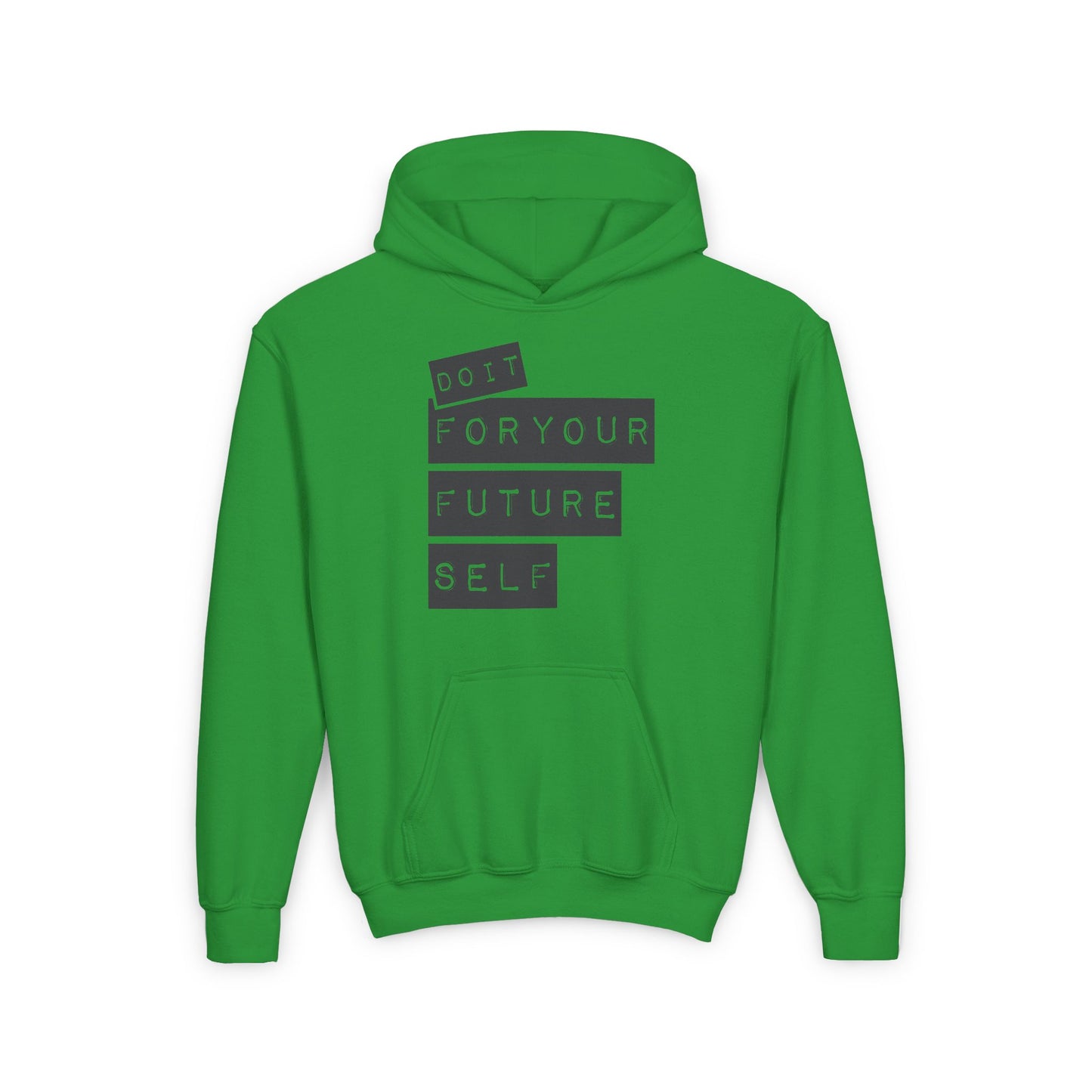 Do It For Your Future Self Youth Heavy Blend Hooded Sweatshirt