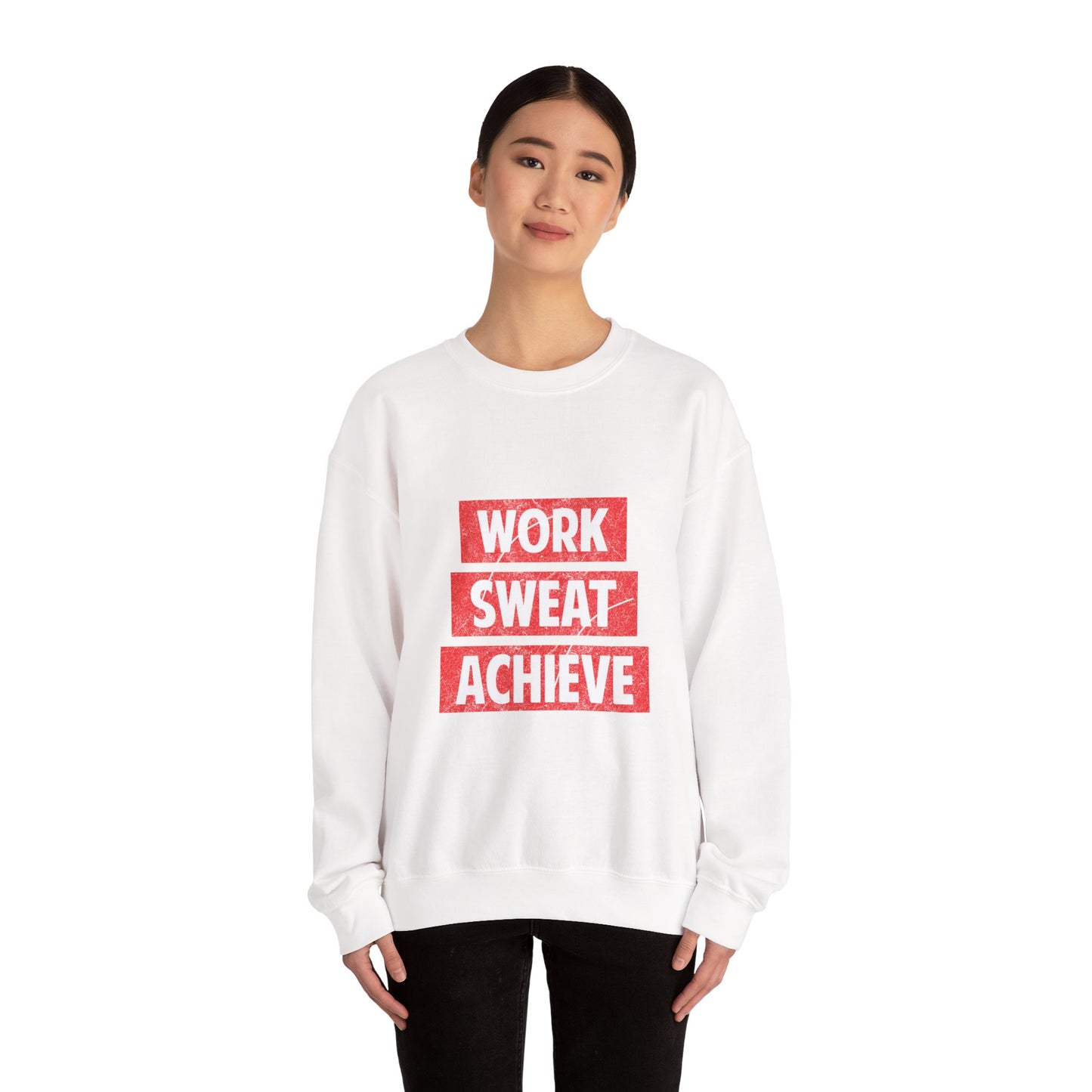 Work Sweat Achieve Unisex Heavy Blend™ Crewneck Sweatshirt