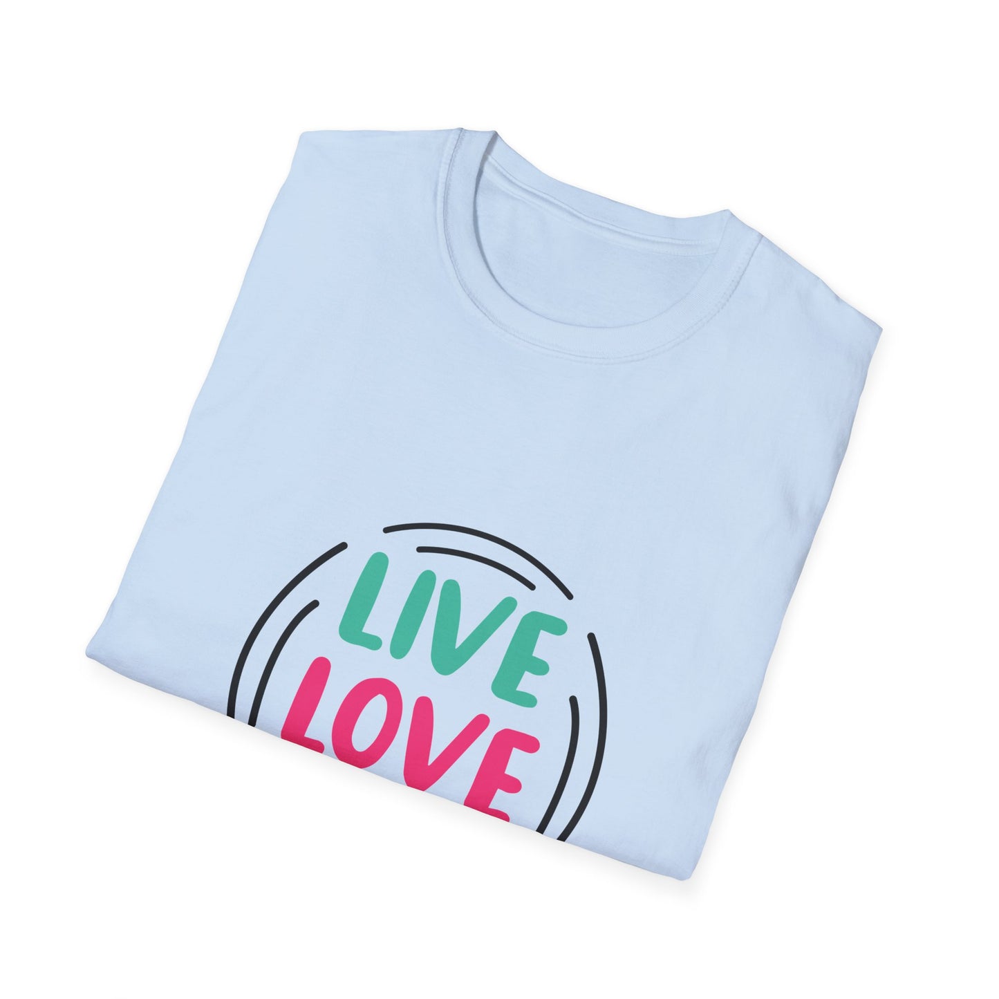 Live Love Laugh Unisex Softstyle T-Shirt