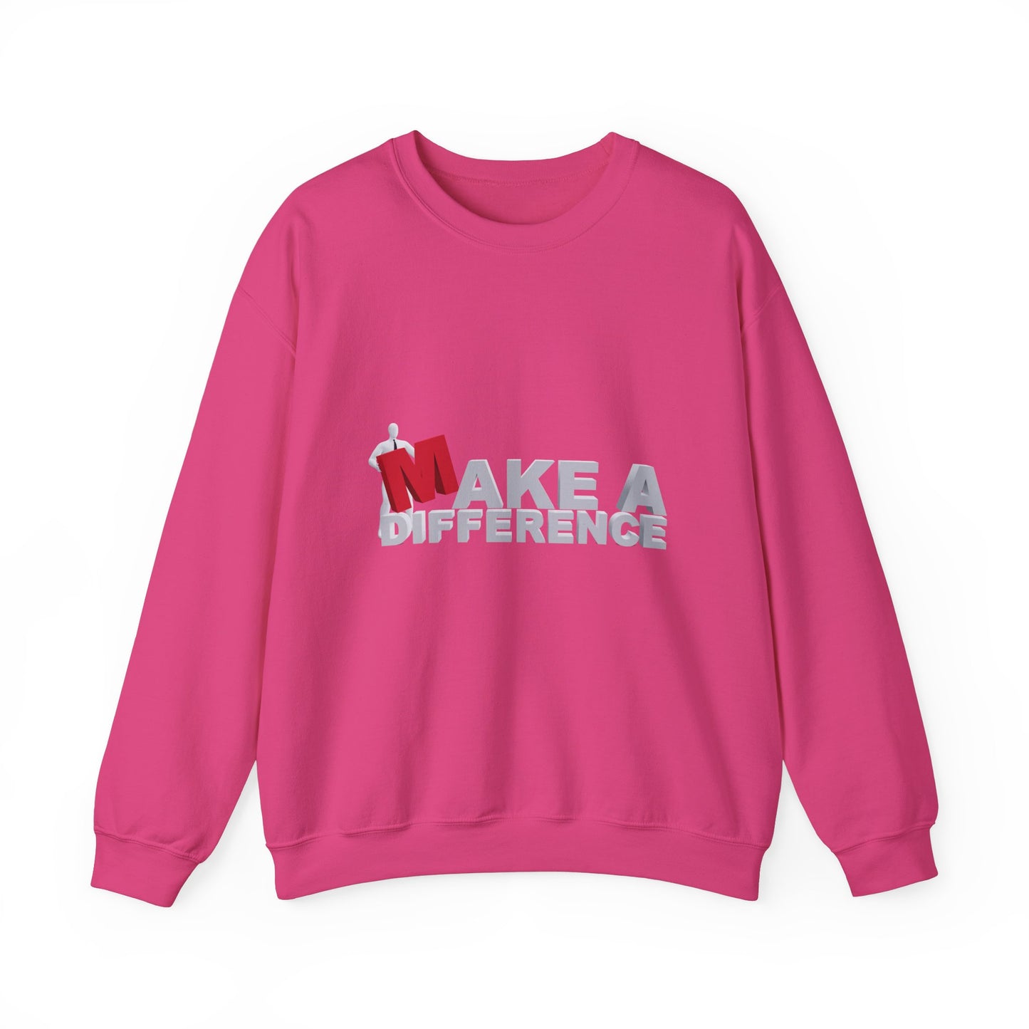 Make A Difference Unisex Heavy Blend™ Crewneck Sweatshirt