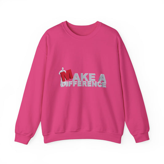 Make A Difference Unisex Heavy Blend™ Crewneck Sweatshirt