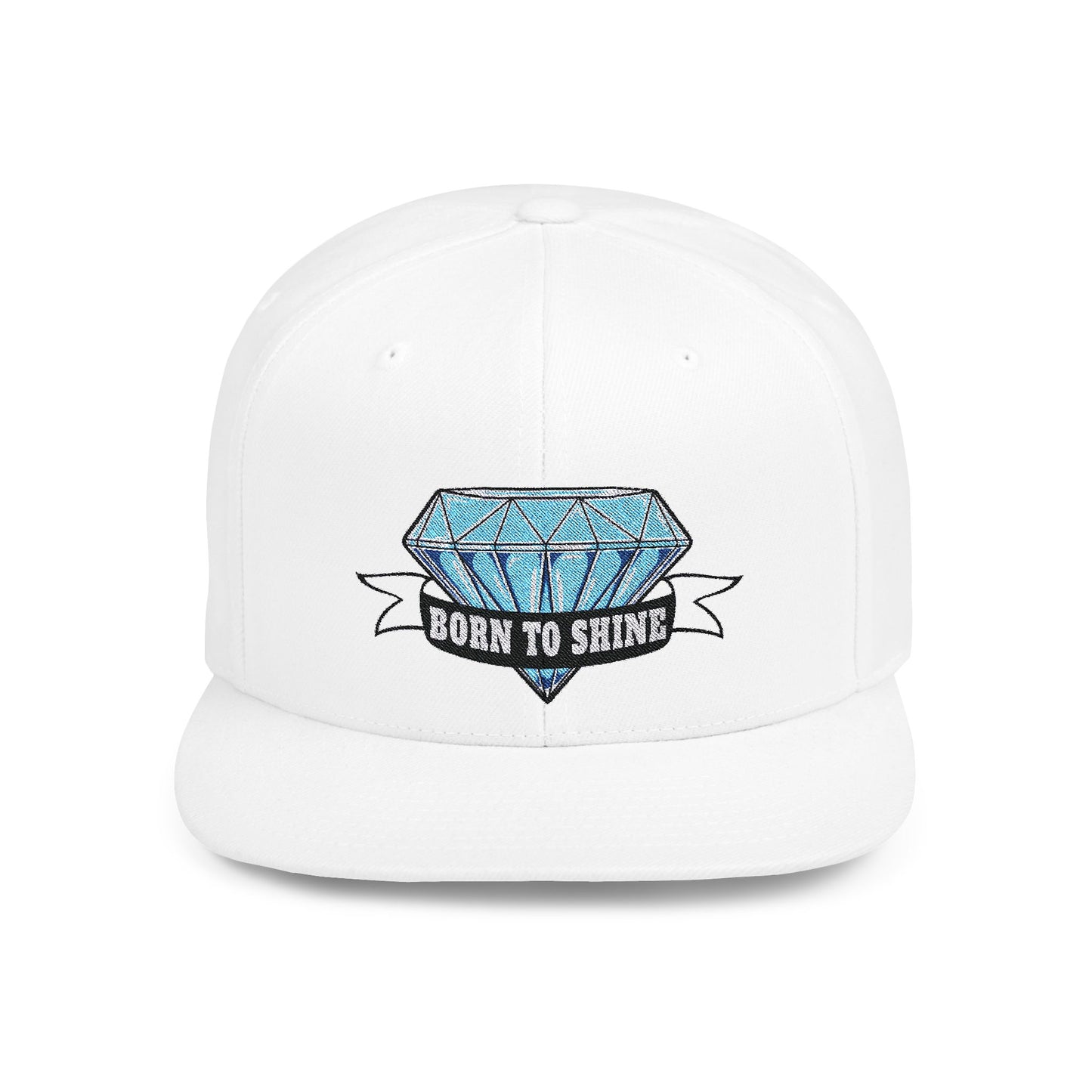 Born To Shine Flat Bill Snapback